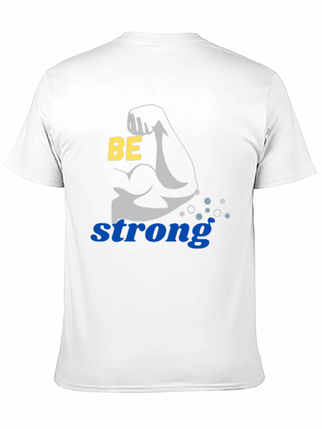 Be Strong Black Graphic Tee