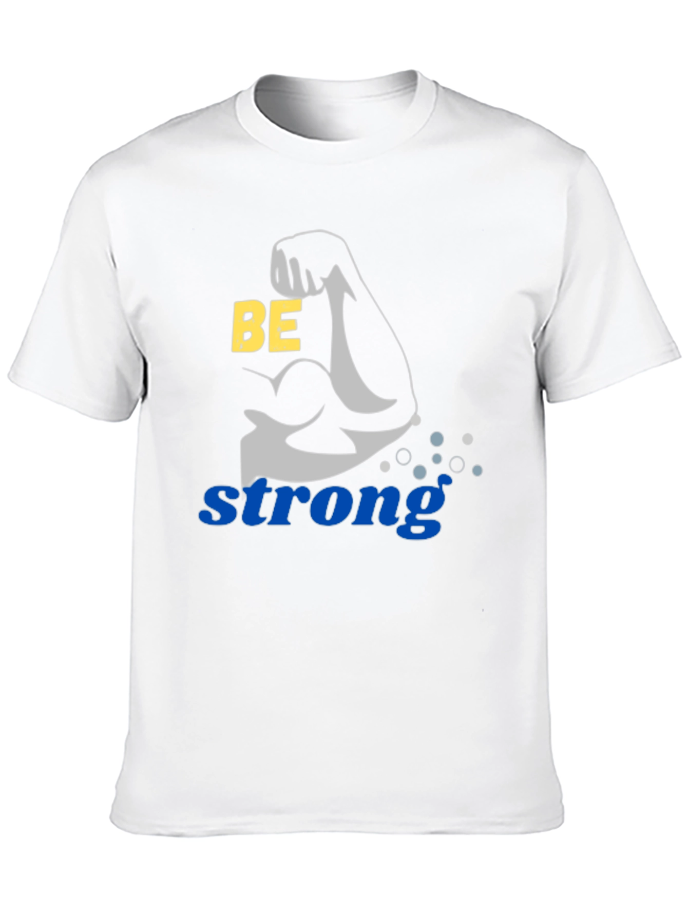 Be Strong Black Graphic Tee