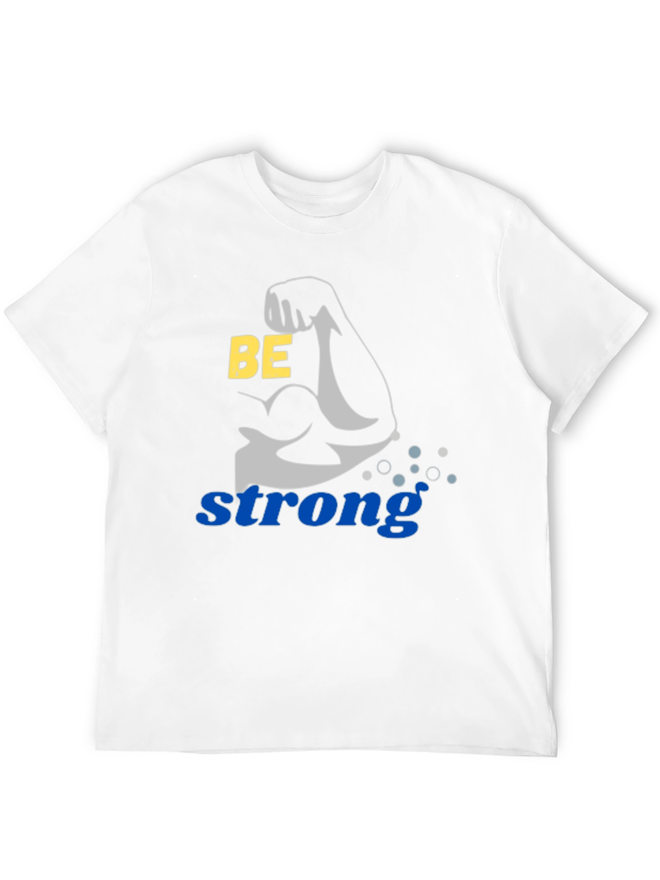 Be Strong Black Graphic Tee