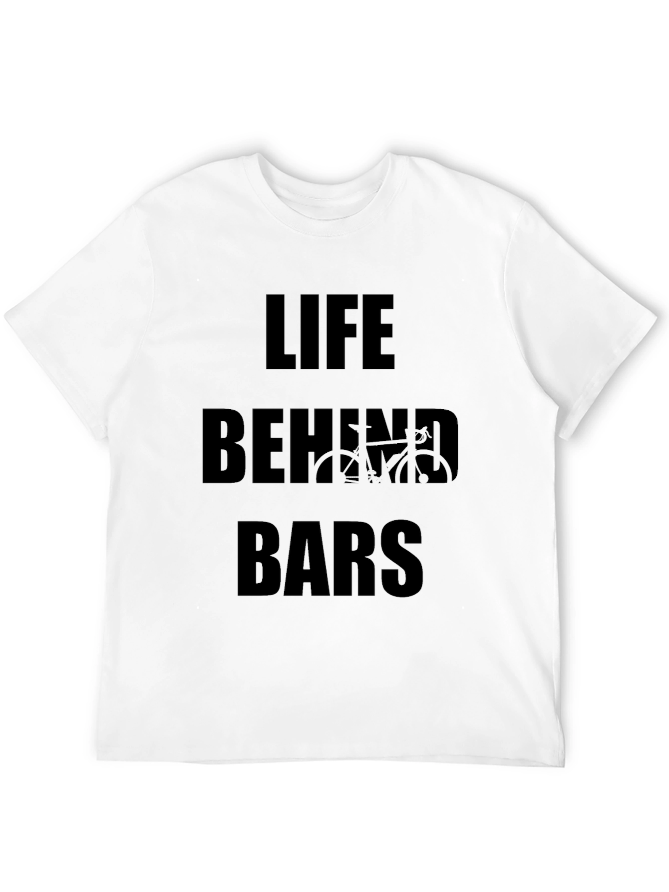Life Behind Bars Graphic Tee - Cycling Enthusiast T-Shirt