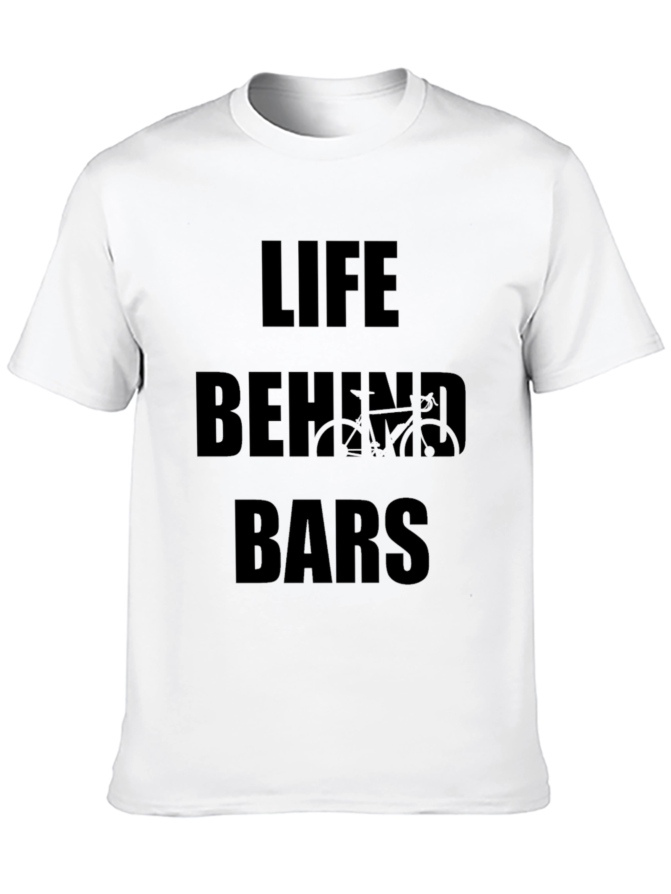 Life Behind Bars Graphic Tee - Cycling Enthusiast T-Shirt