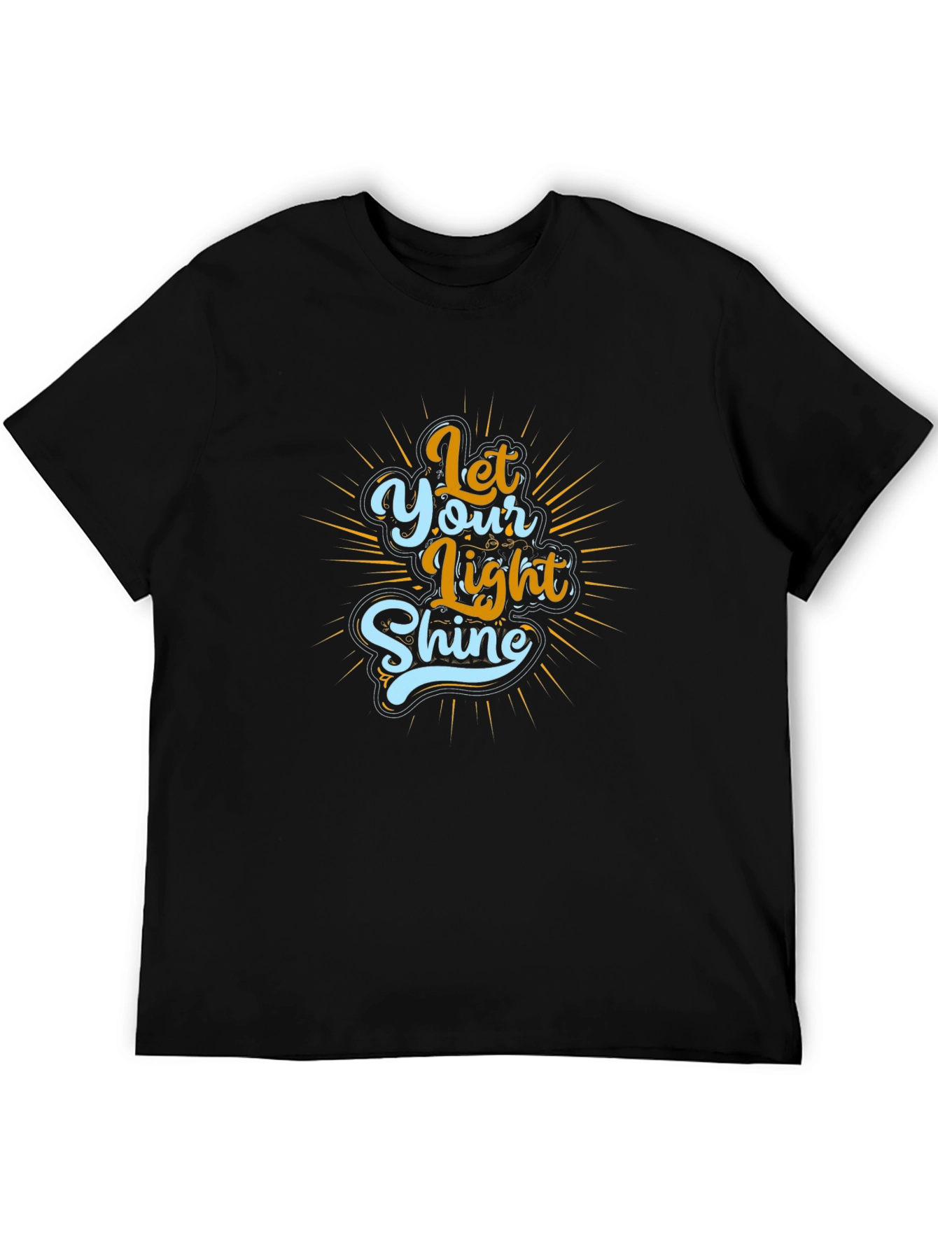 Let Your Light Shine Black T-Shirt
