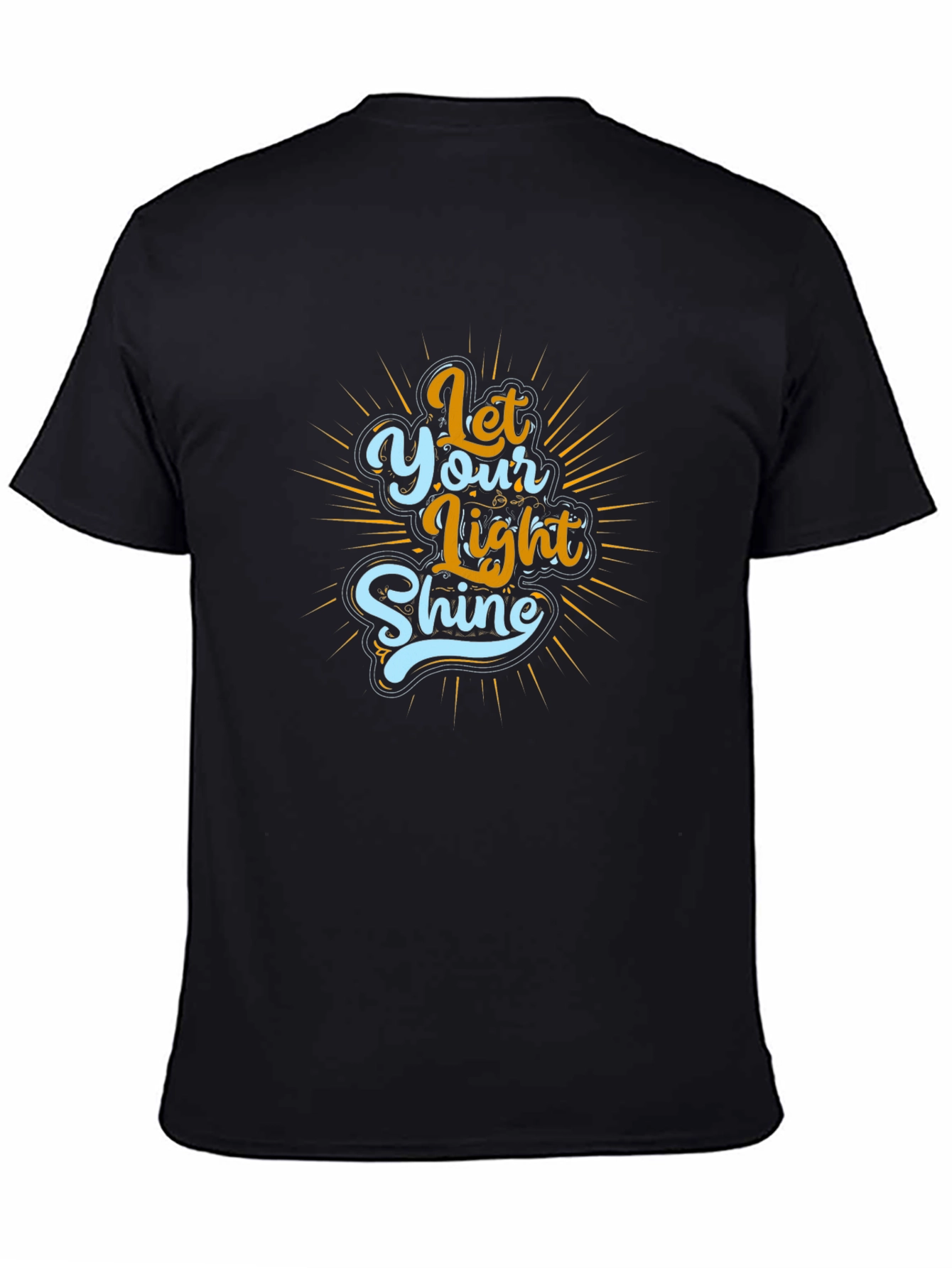 Let Your Light Shine Black T-Shirt