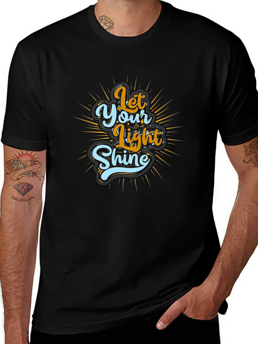 Let Your Light Shine Black T-Shirt