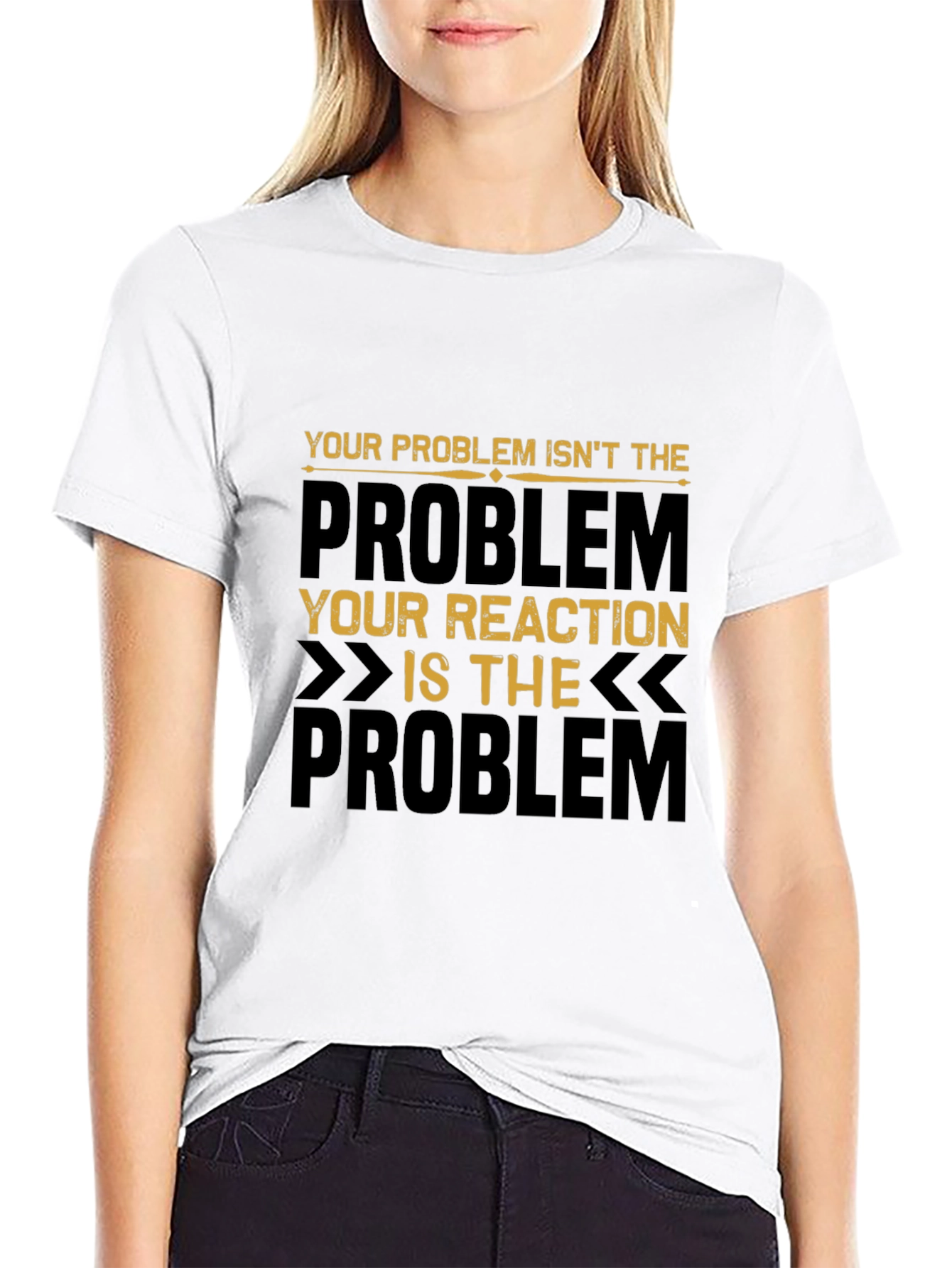 Problem Reaction T-Shirt - Motivational Graphic Tee