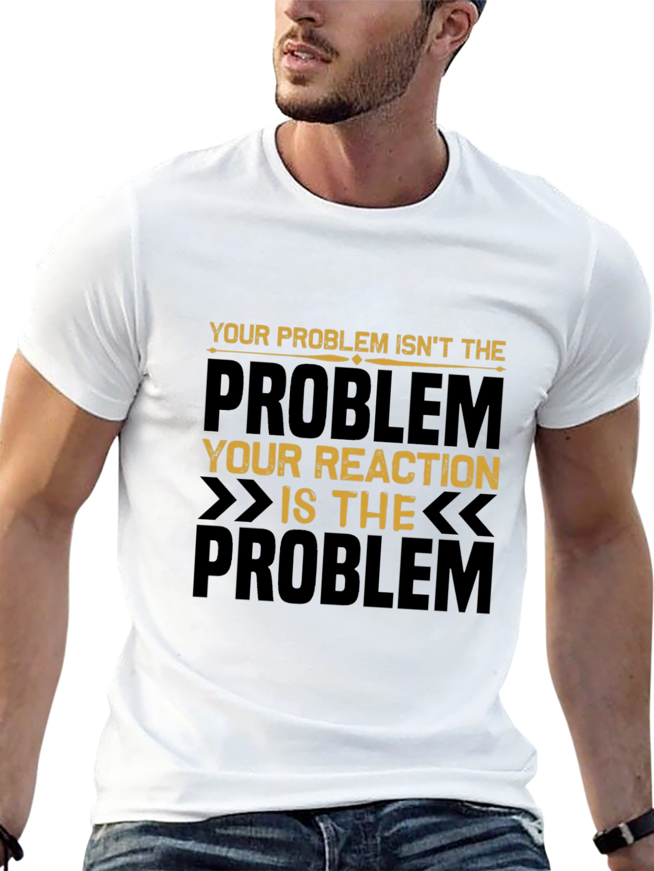 Problem Reaction T-Shirt - Motivational Graphic Tee