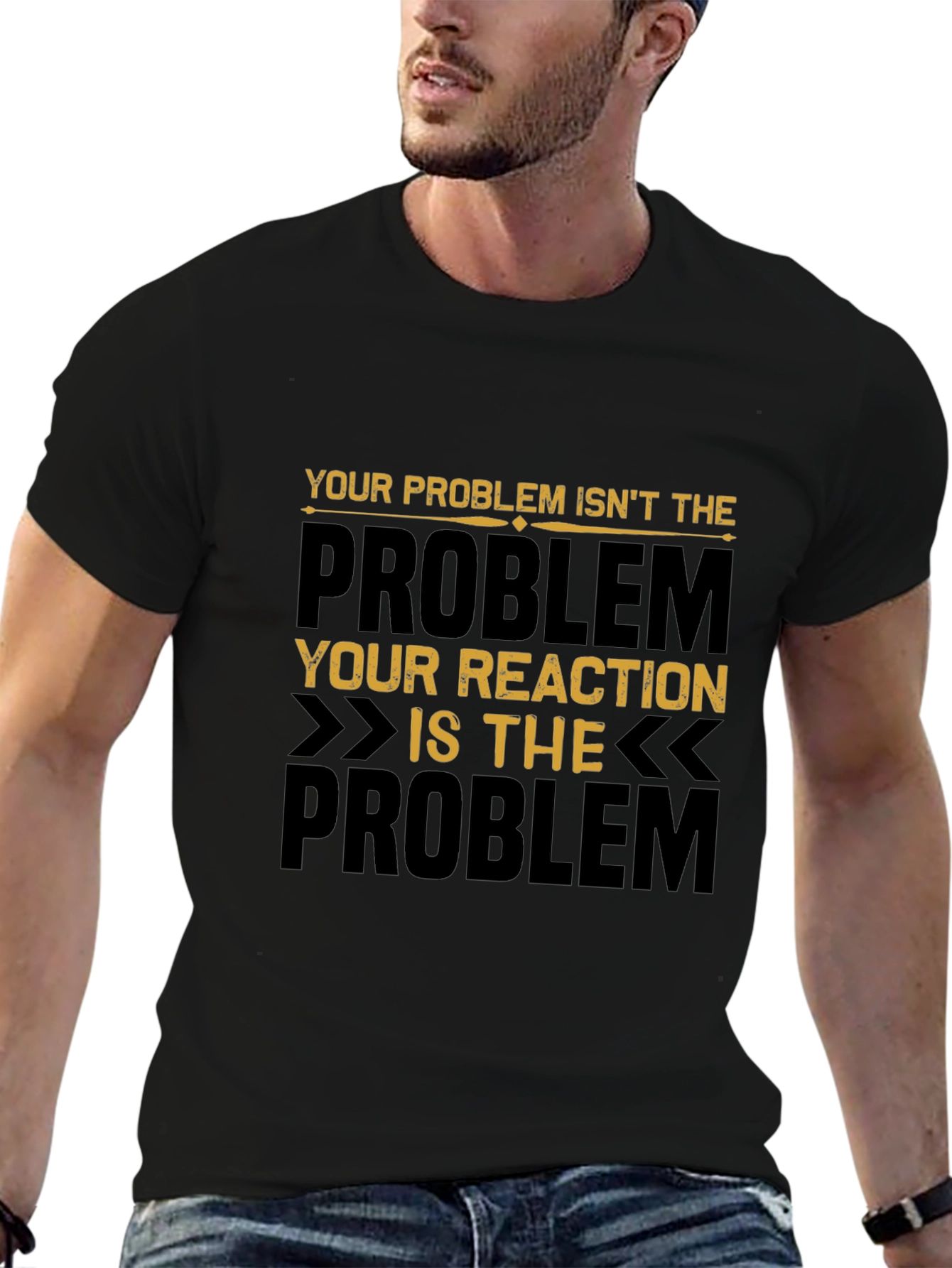 Problem Reaction T-Shirt - Motivational Graphic Tee
