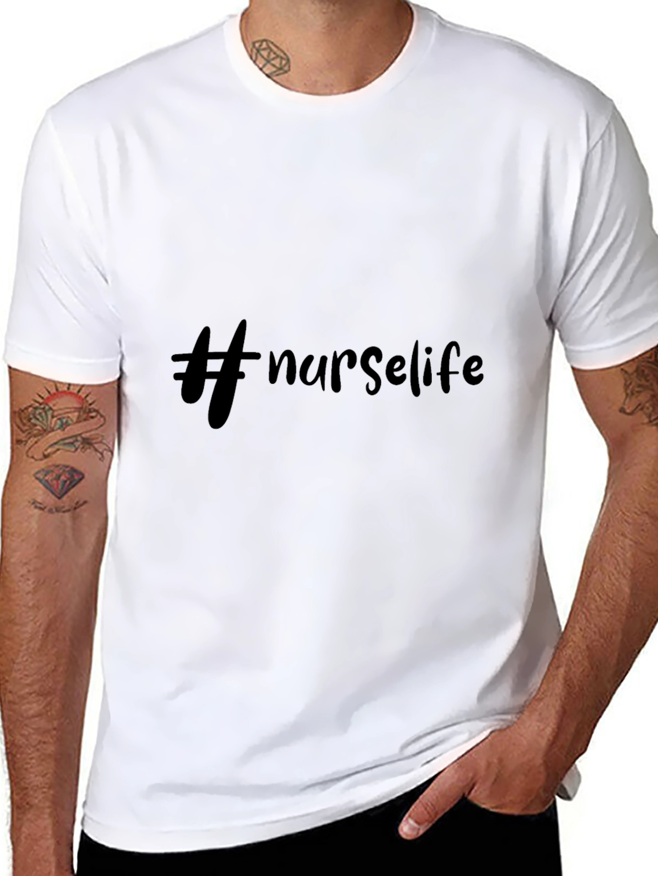 #Nurselife Graphic Tee - Comfortable & Stylish
