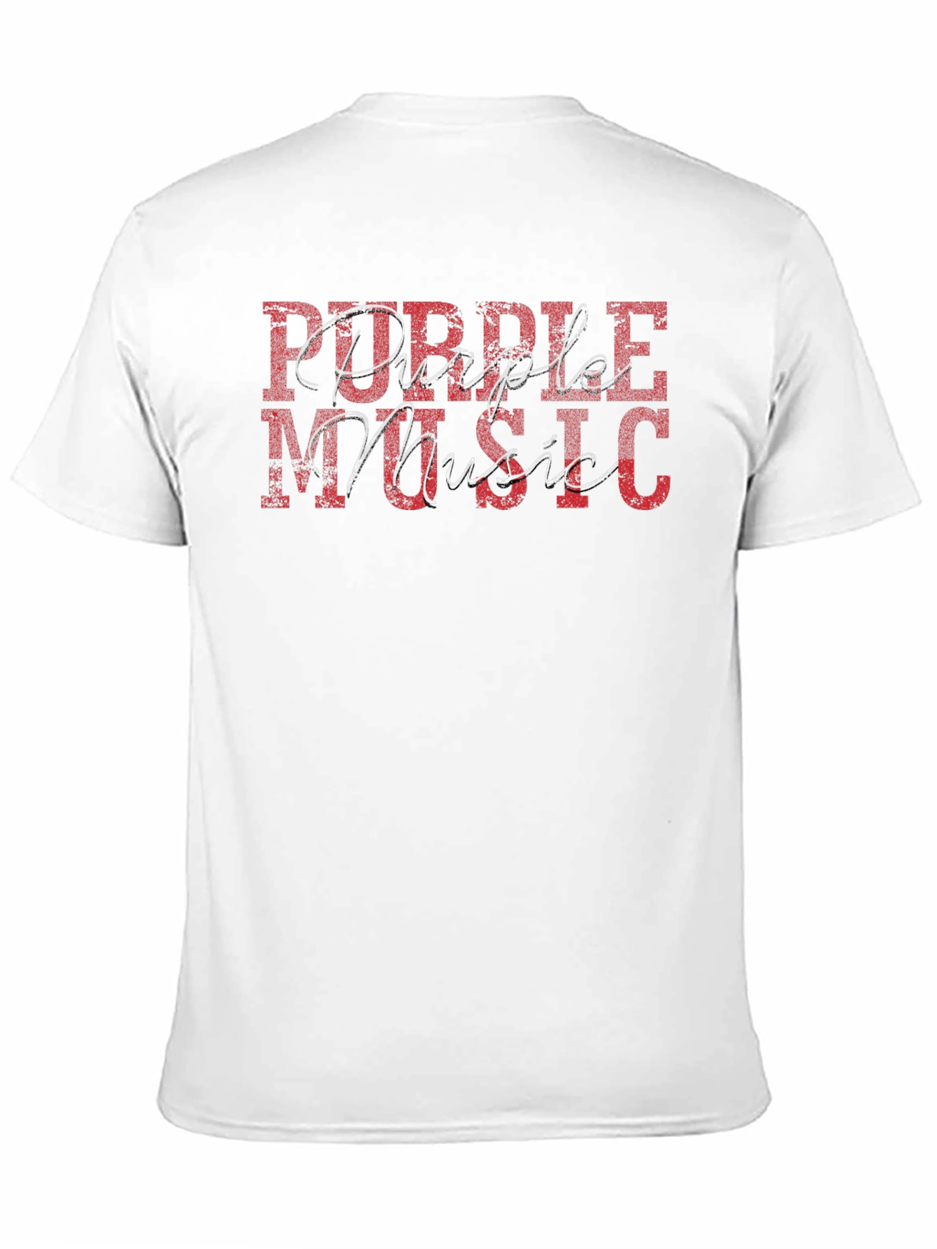 Purple Music Graphic Tee - Black