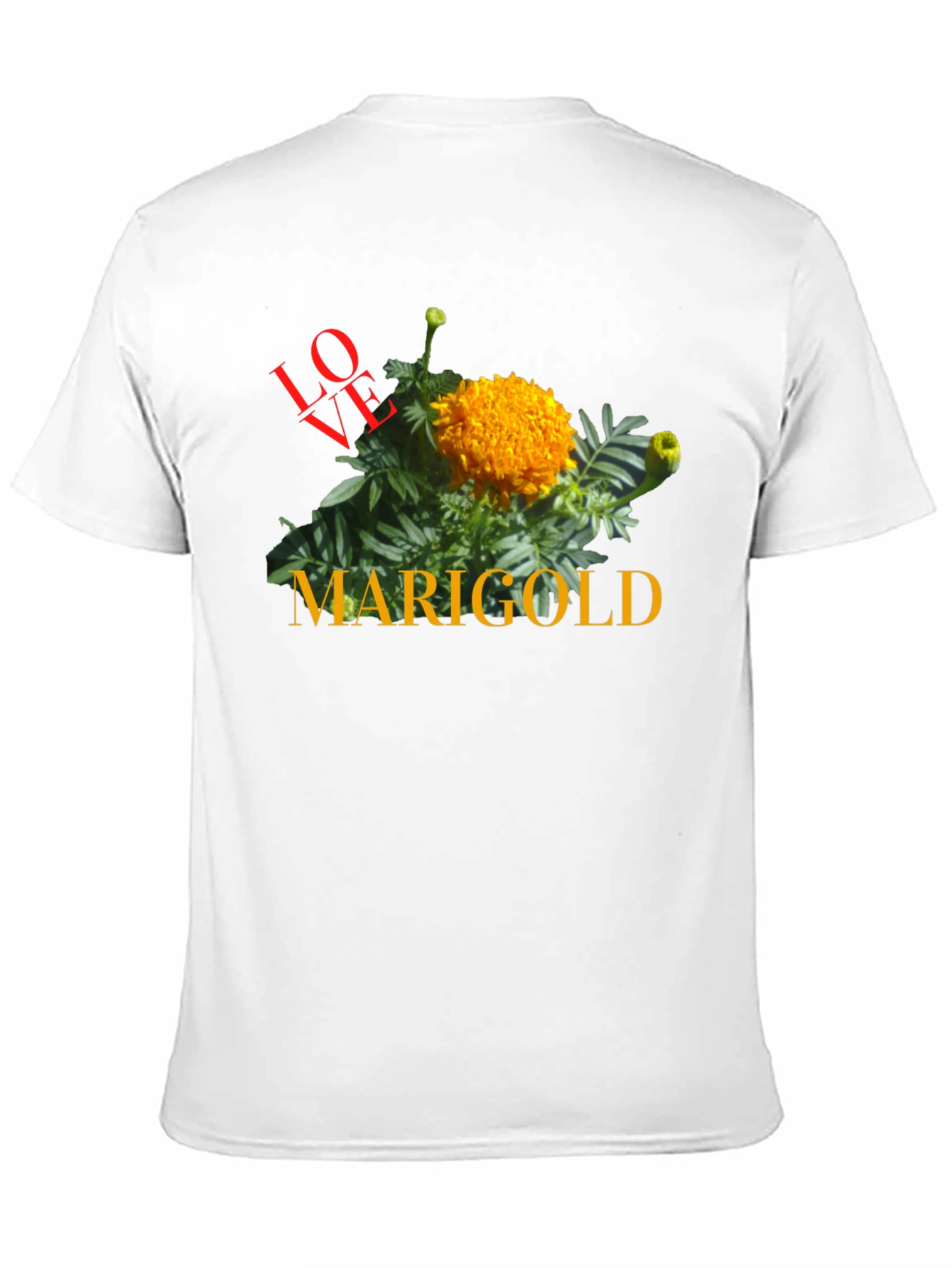 Love Marigold Black T-Shirt