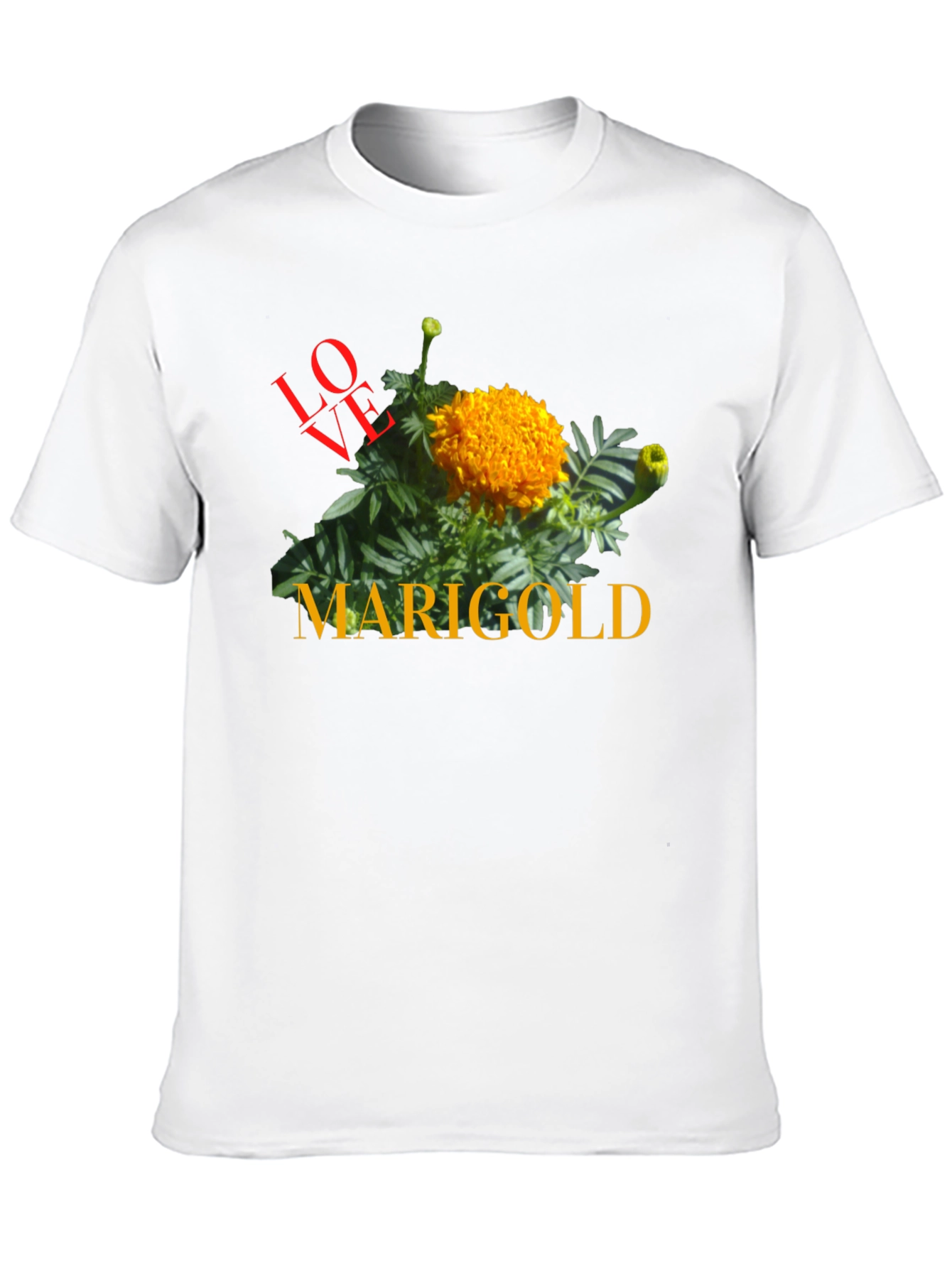 Love Marigold Black T-Shirt