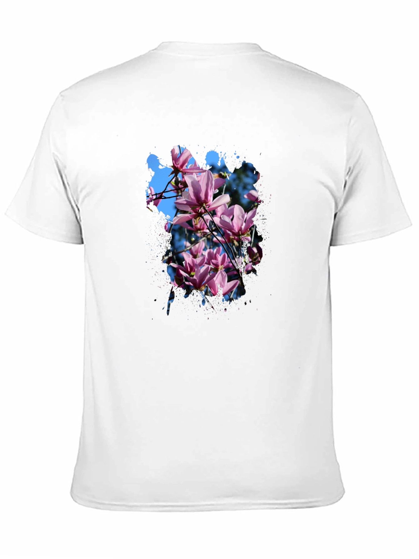 Floral Magnolia Blossom T-Shirt - Stylish Mens Tee
