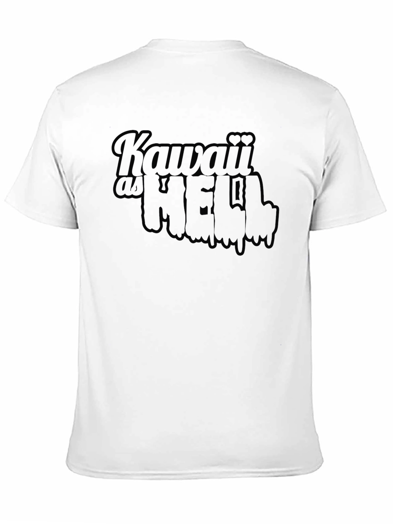 Kawaii as Hell Black Graphic Tee
