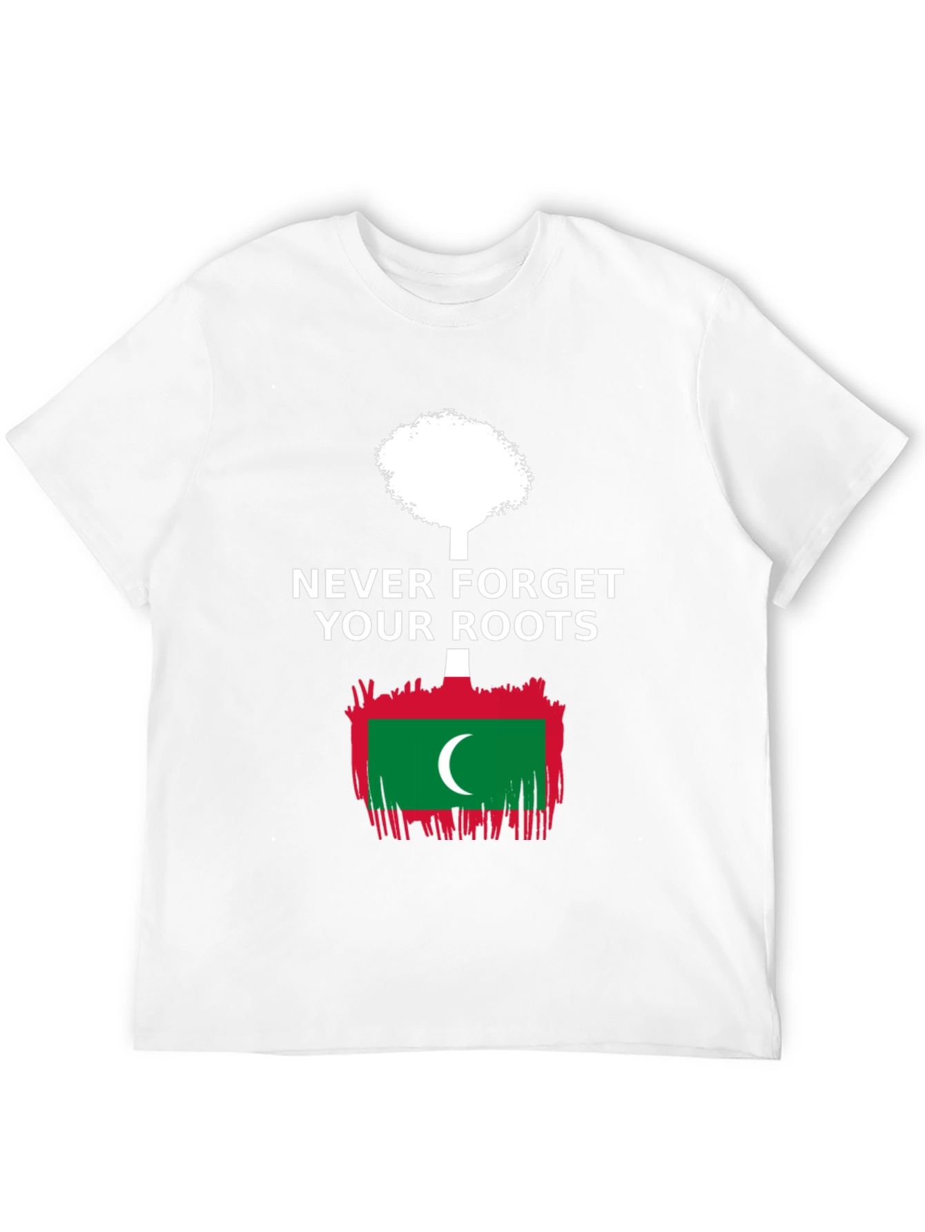 Never Forget Your Roots Maldives Flag T-Shirt
