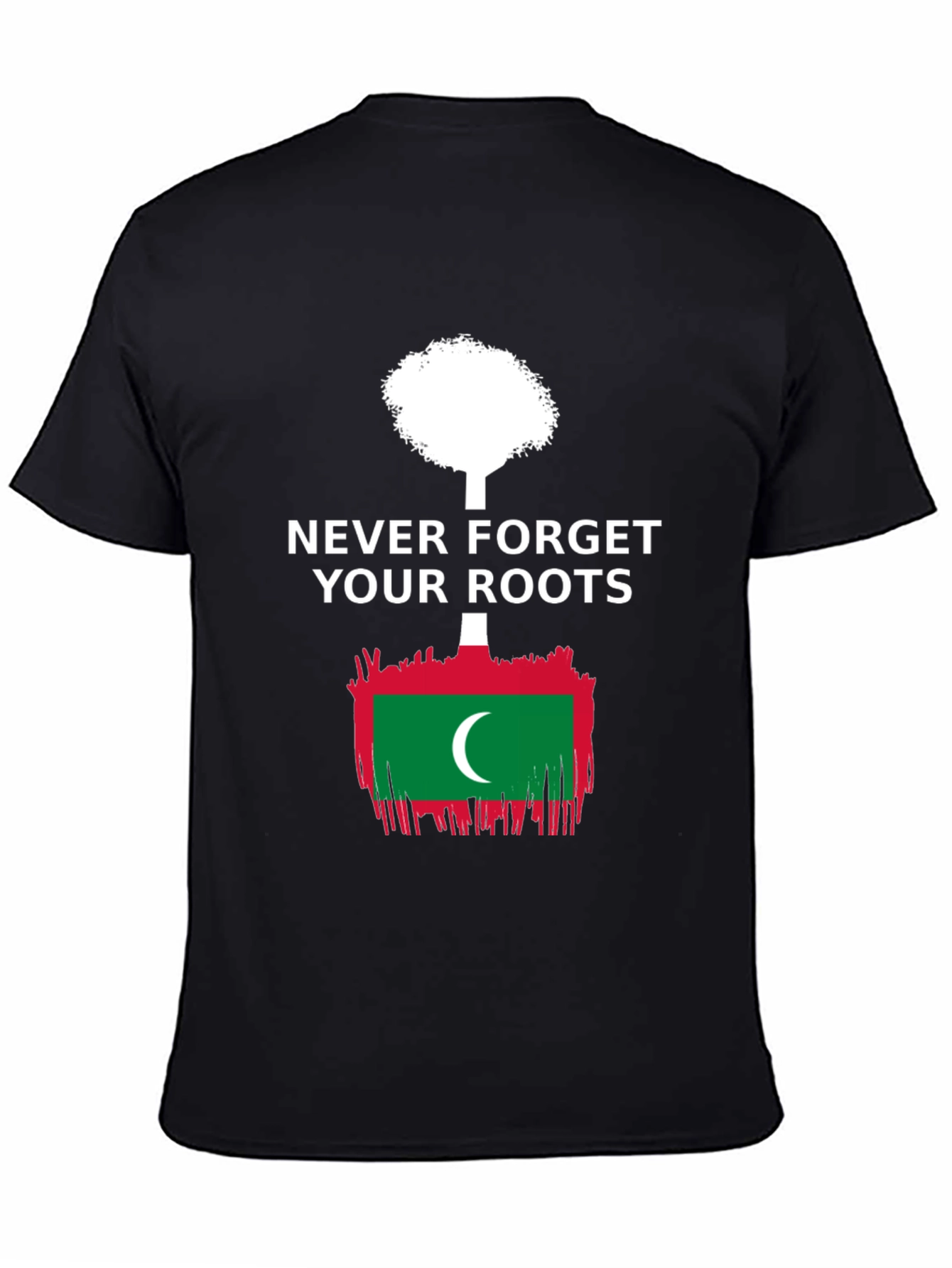 Never Forget Your Roots Maldives Flag T-Shirt