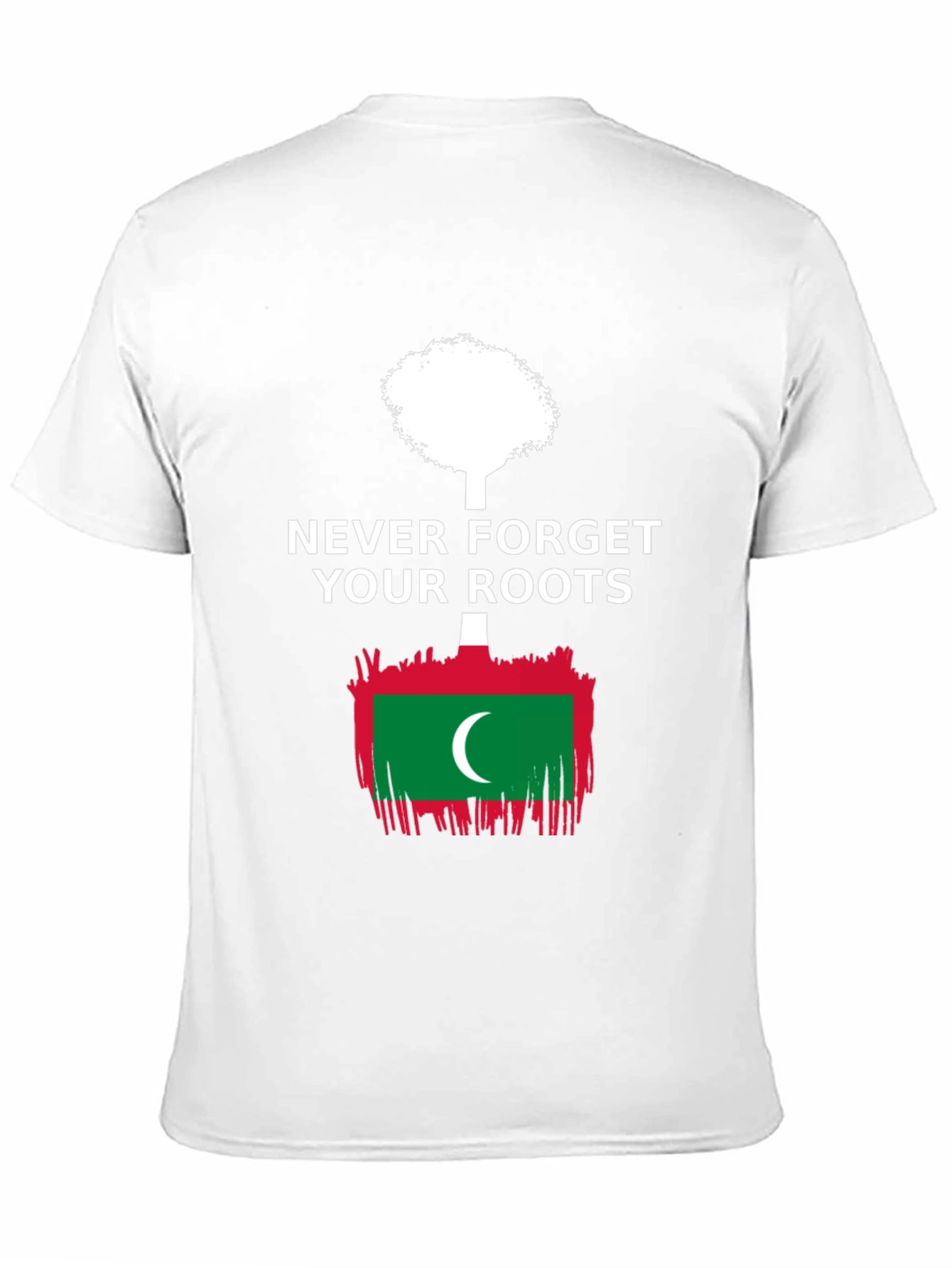 Never Forget Your Roots Maldives Flag T-Shirt