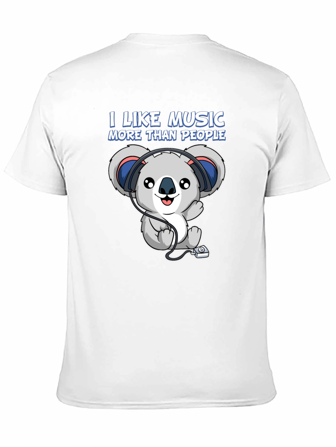I Like Music More Than People Koala T-Shirt