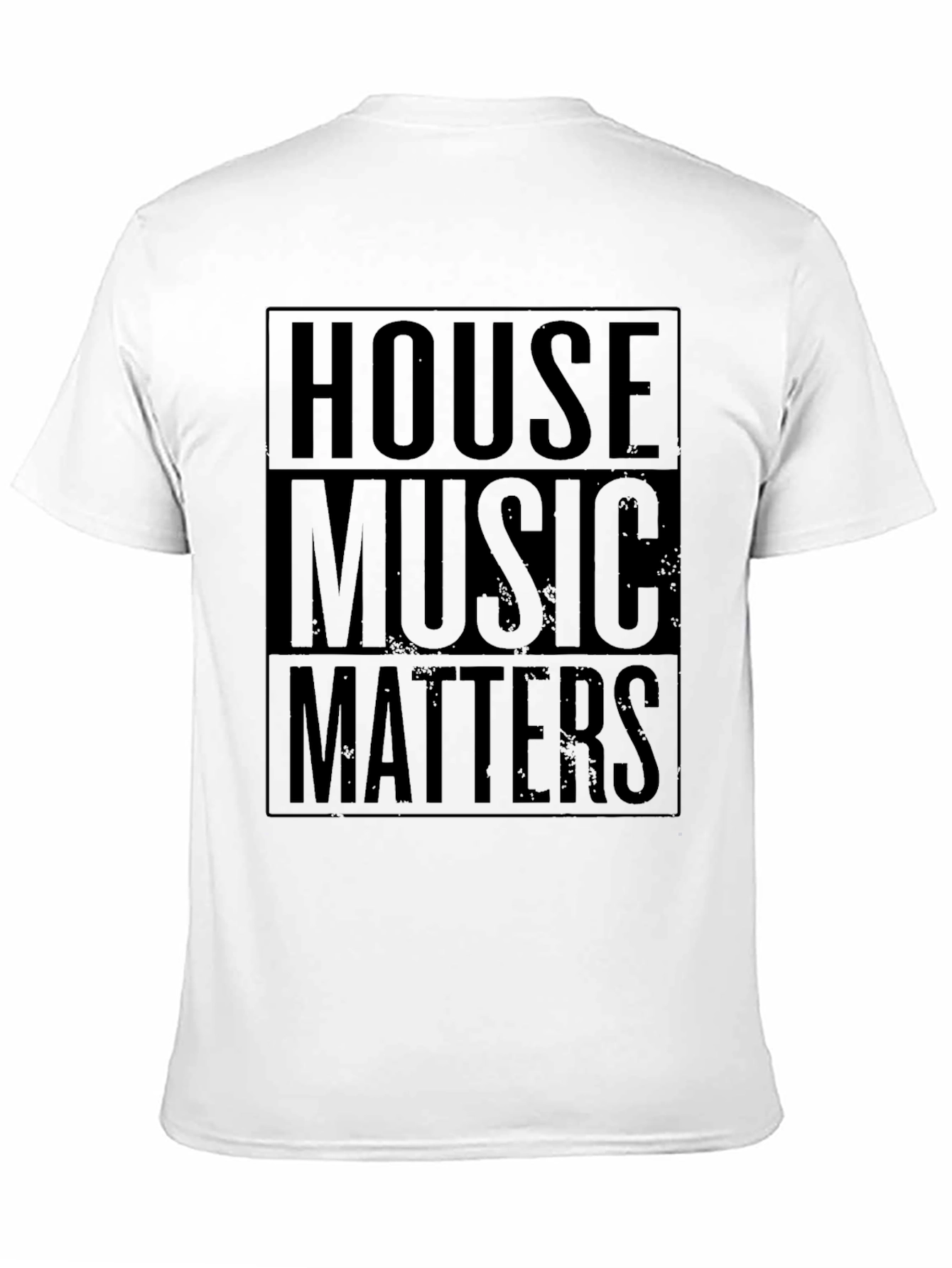 House Music Matters Black Graphic T-Shirt