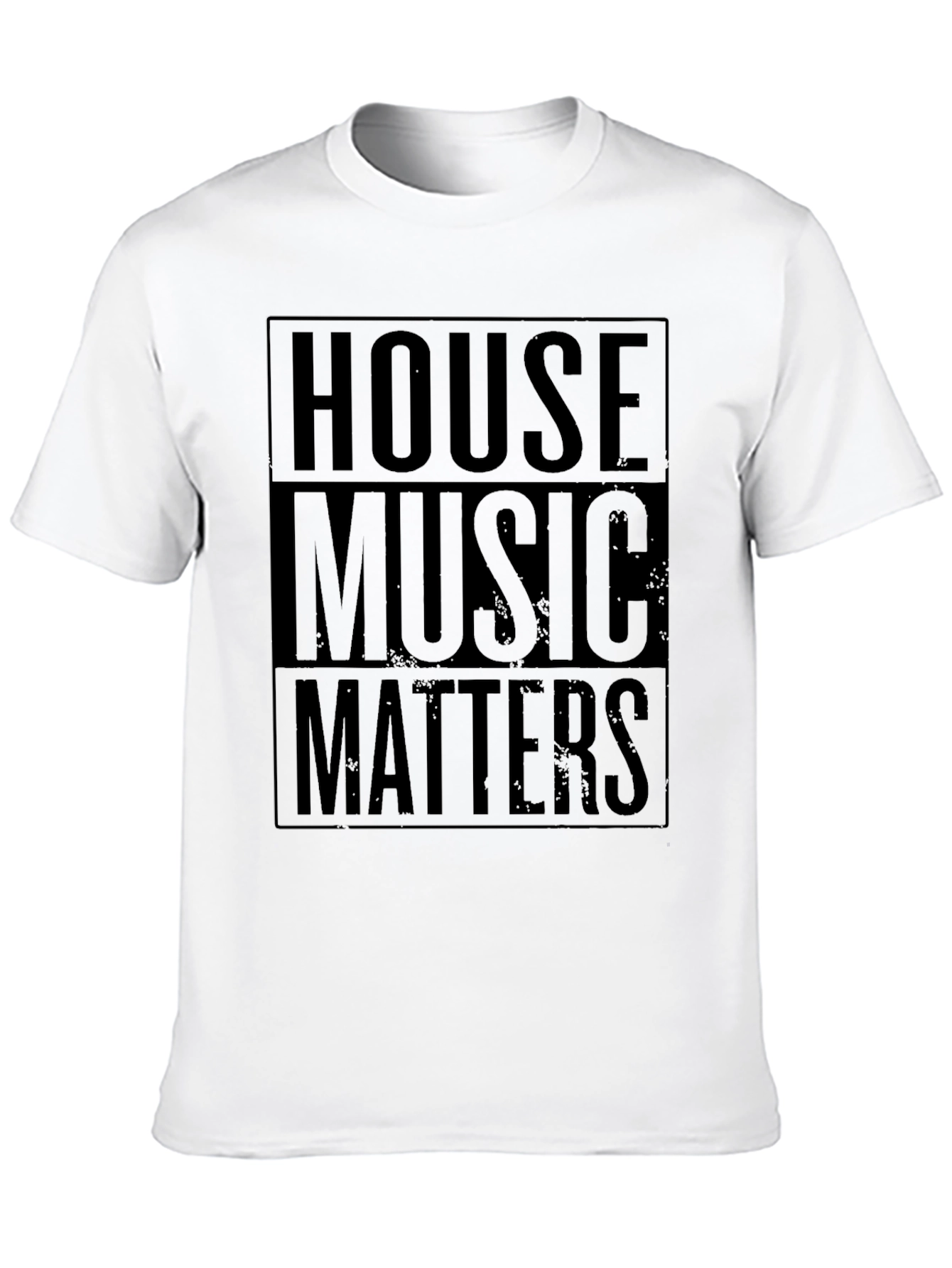 House Music Matters Black Graphic T-Shirt