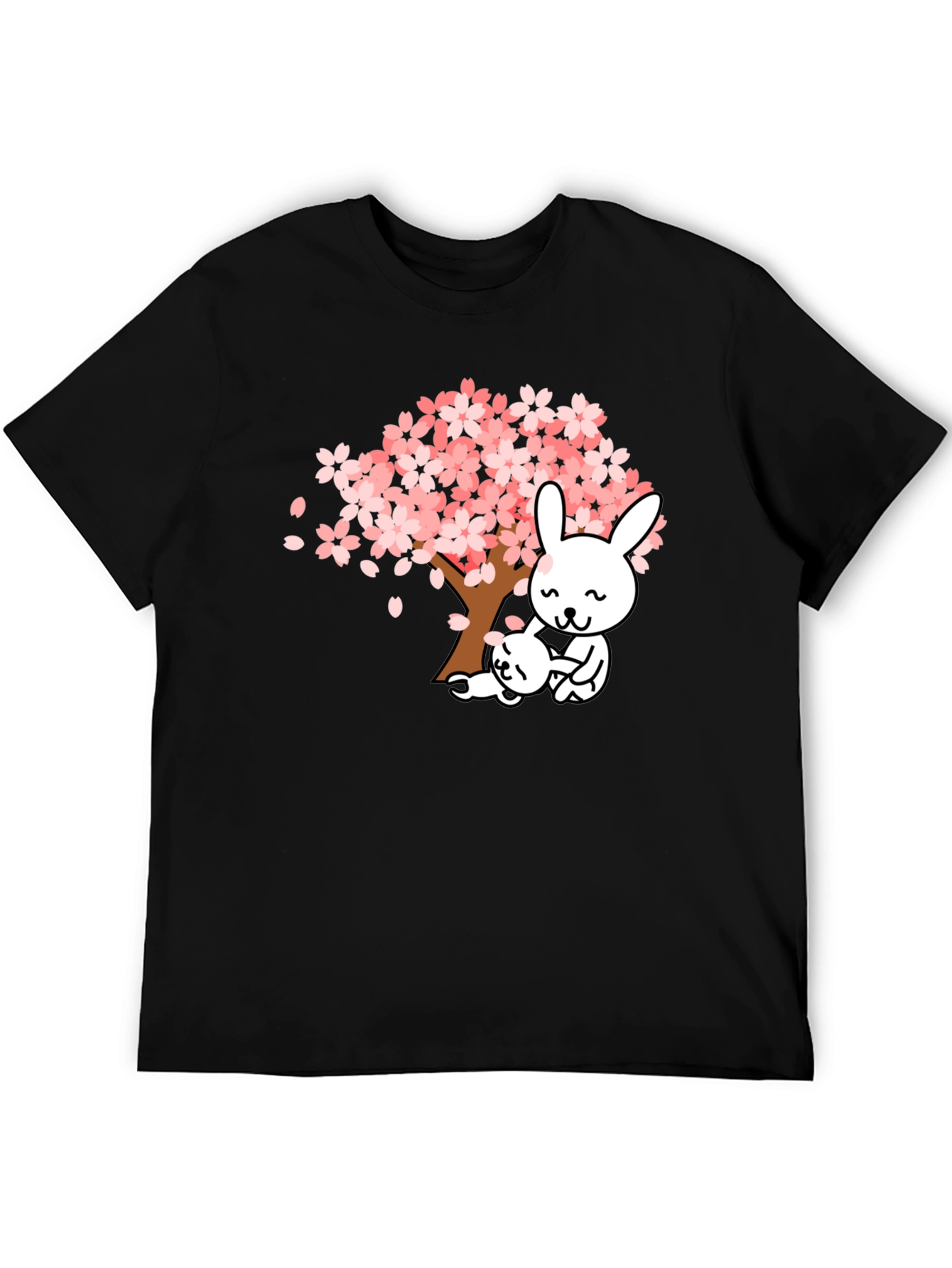 Cute Cherry Blossom Bunny T-Shirt