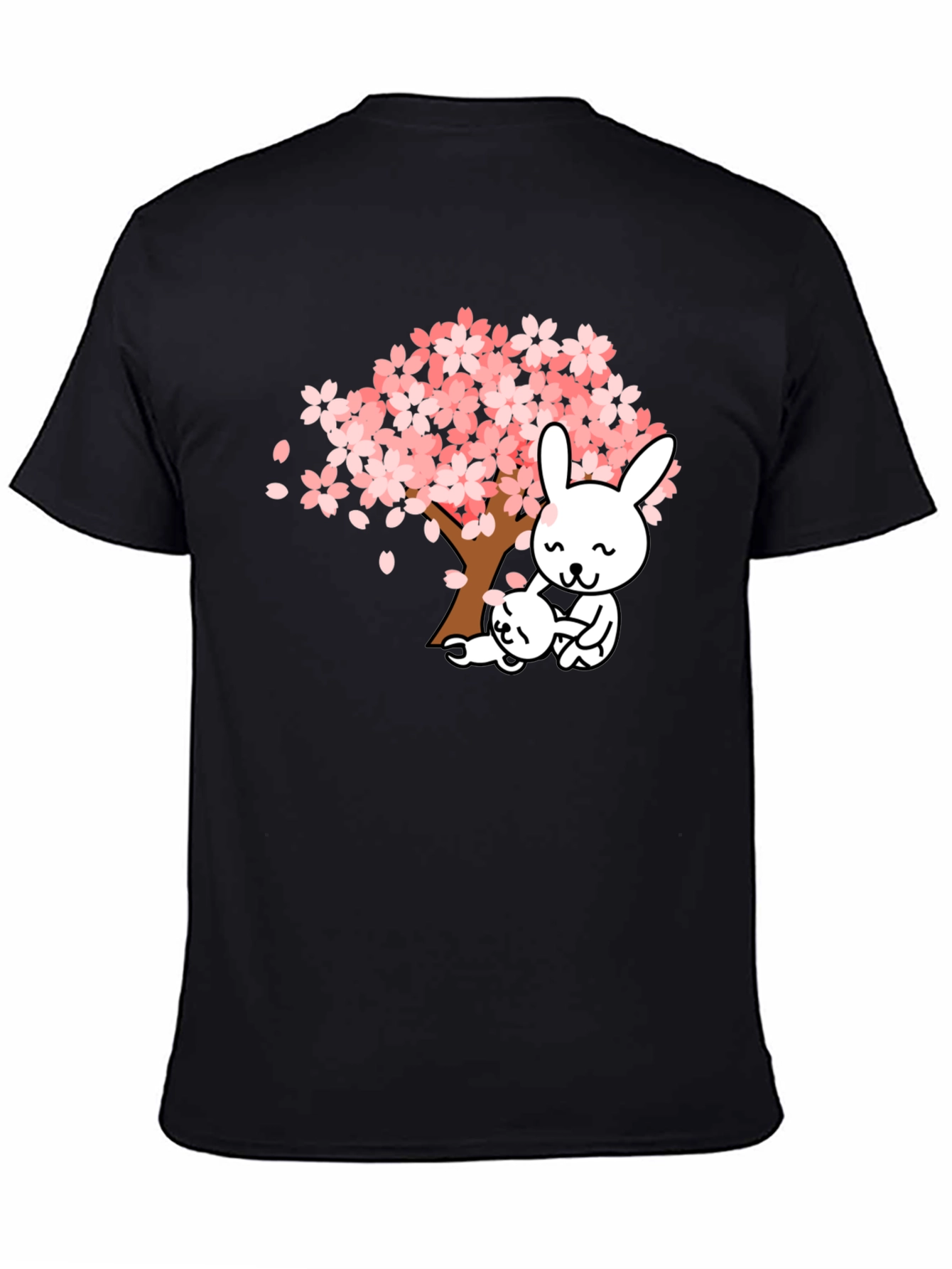 Cute Cherry Blossom Bunny T-Shirt