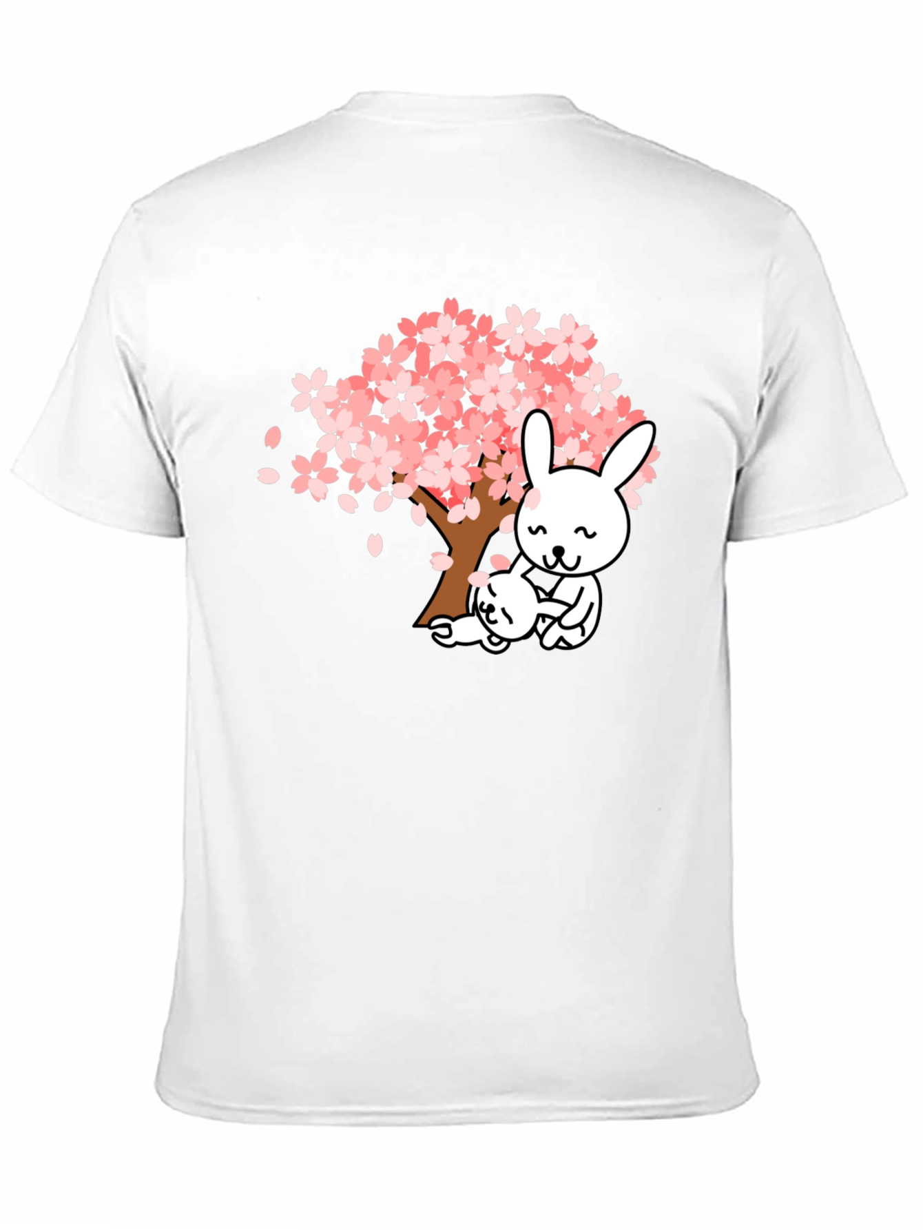 Cute Cherry Blossom Bunny T-Shirt