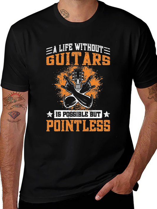 Guitar Lover T-Shirt - A Life Without Guitars
