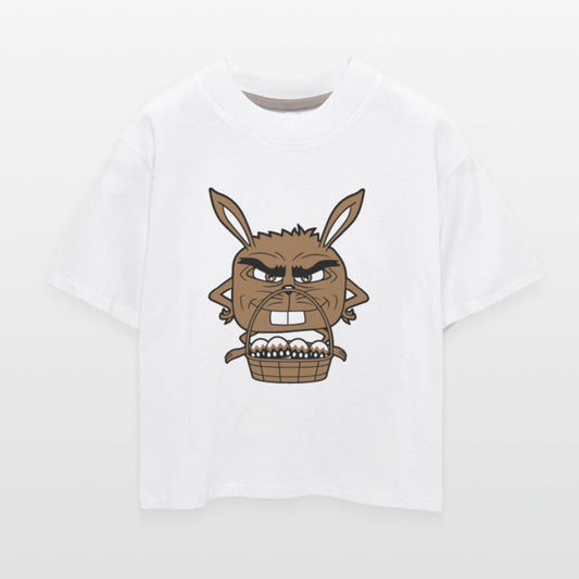 Easter Bunny Eggs Basket Evil Eye Dangerous Smile