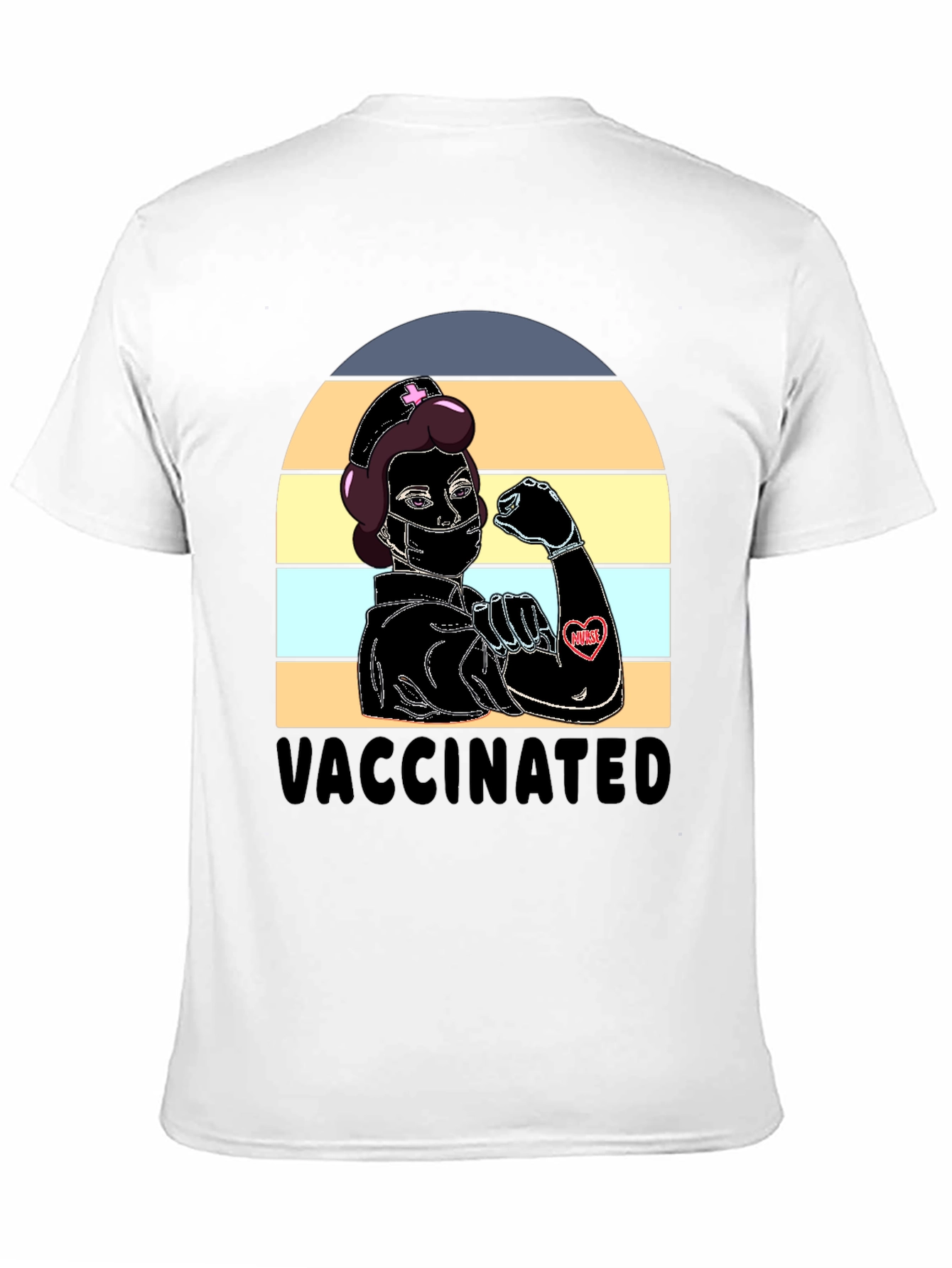 Vaccinated Nurse T-Shirt - Strong & Proud