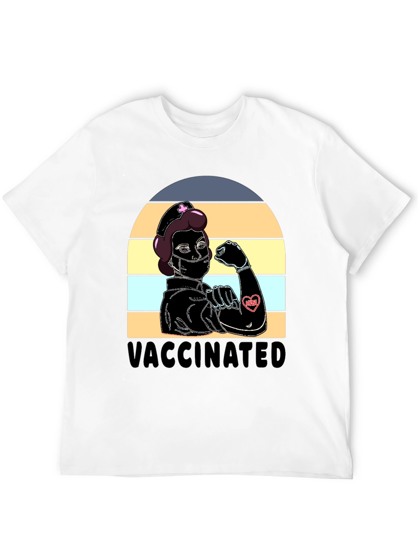 Vaccinated Nurse T-Shirt - Strong & Proud
