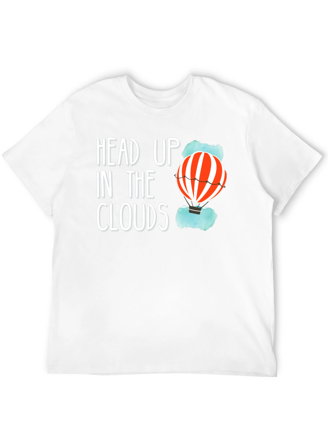Head Up In The Clouds T-Shirt - Black