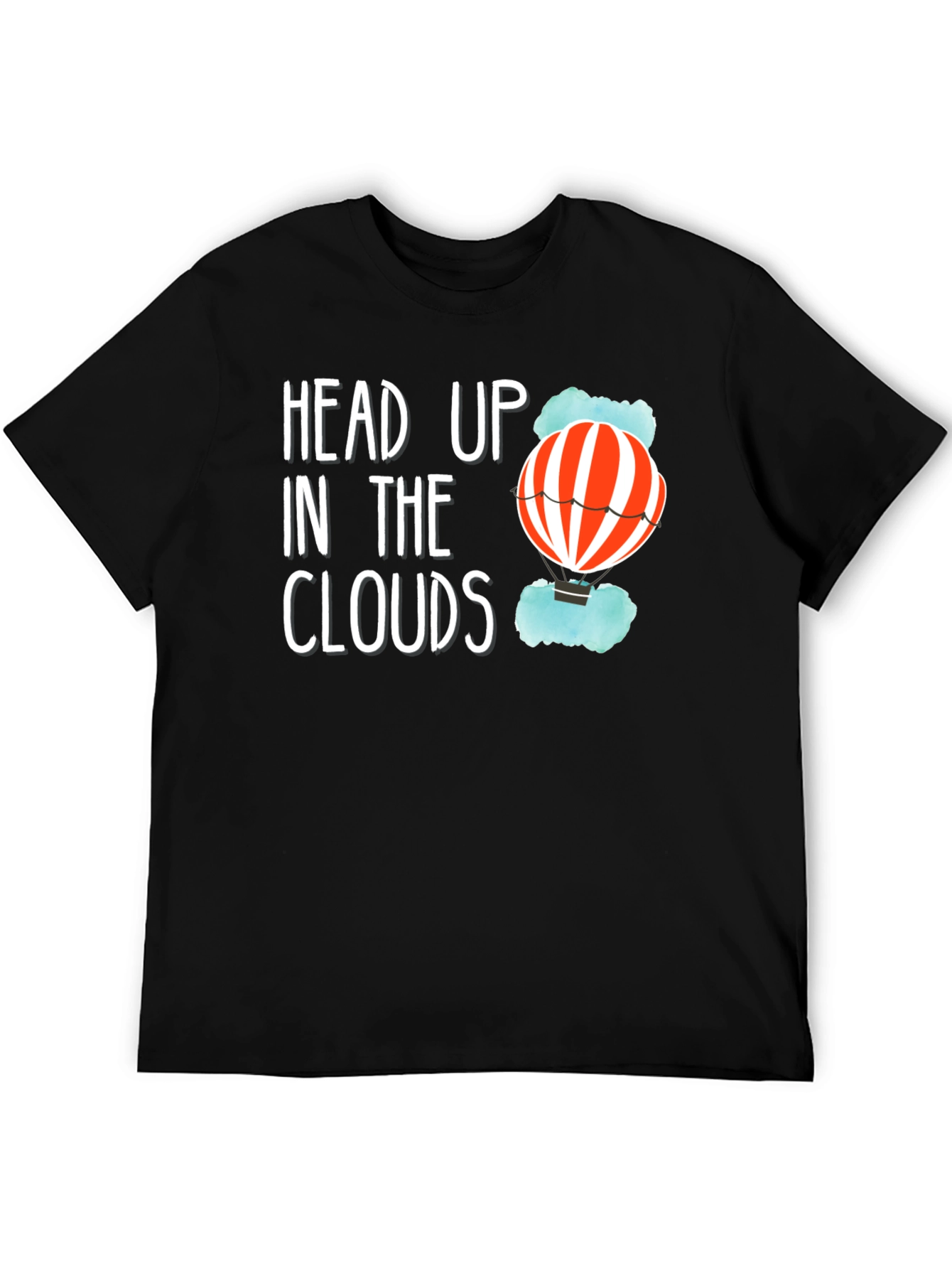 Head Up In The Clouds T-Shirt - Black