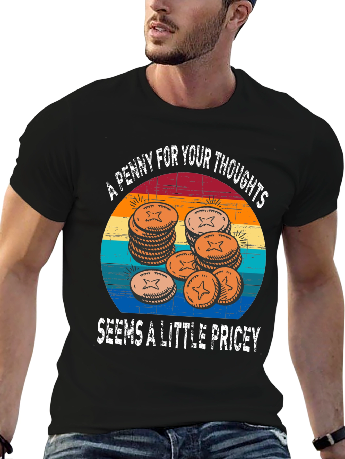 A Penny For Your Thoughts Graphic Tee