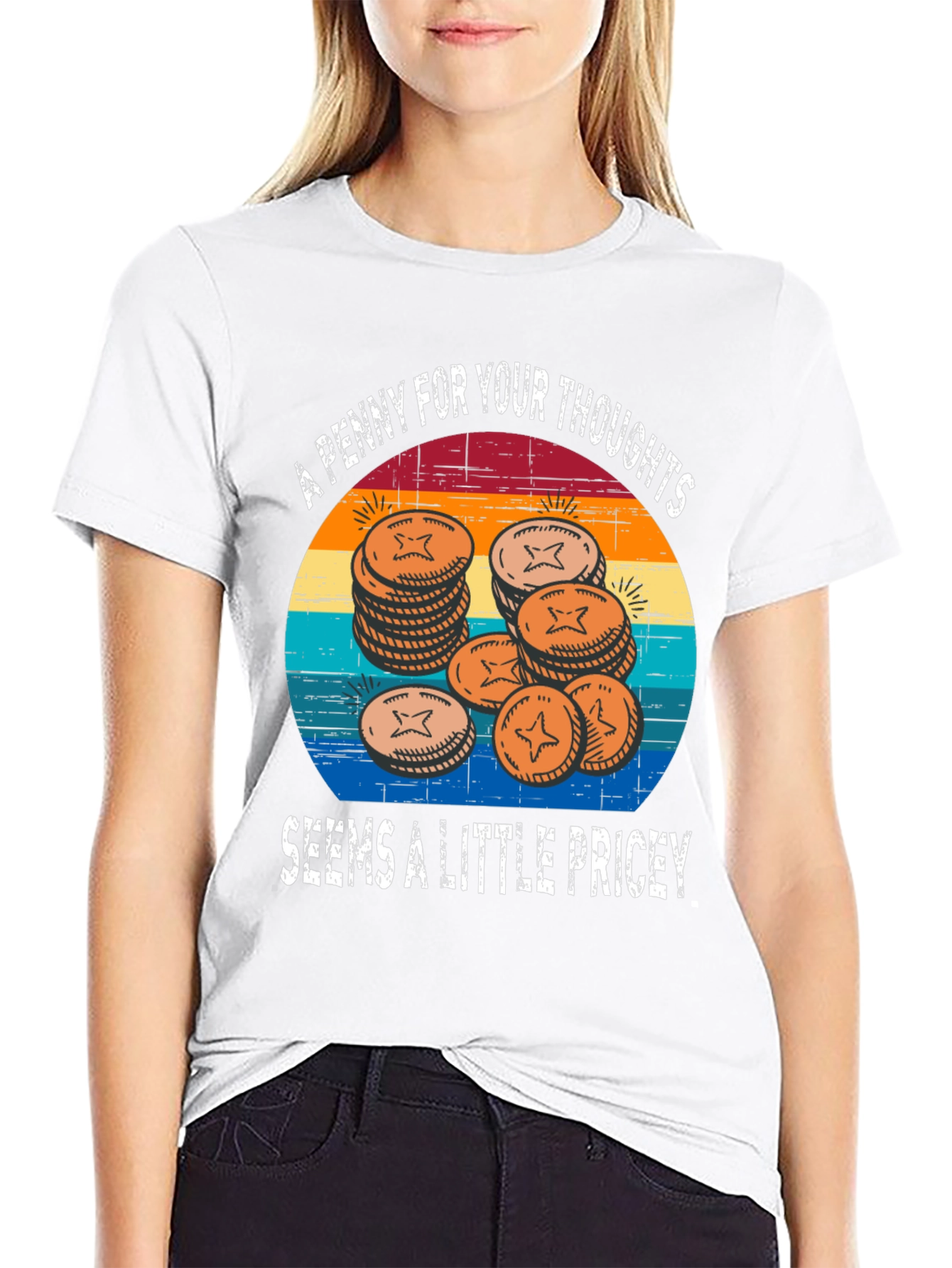 A Penny For Your Thoughts Graphic Tee