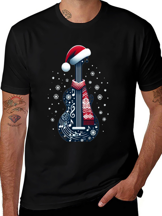 Festive Guitar Music Tee