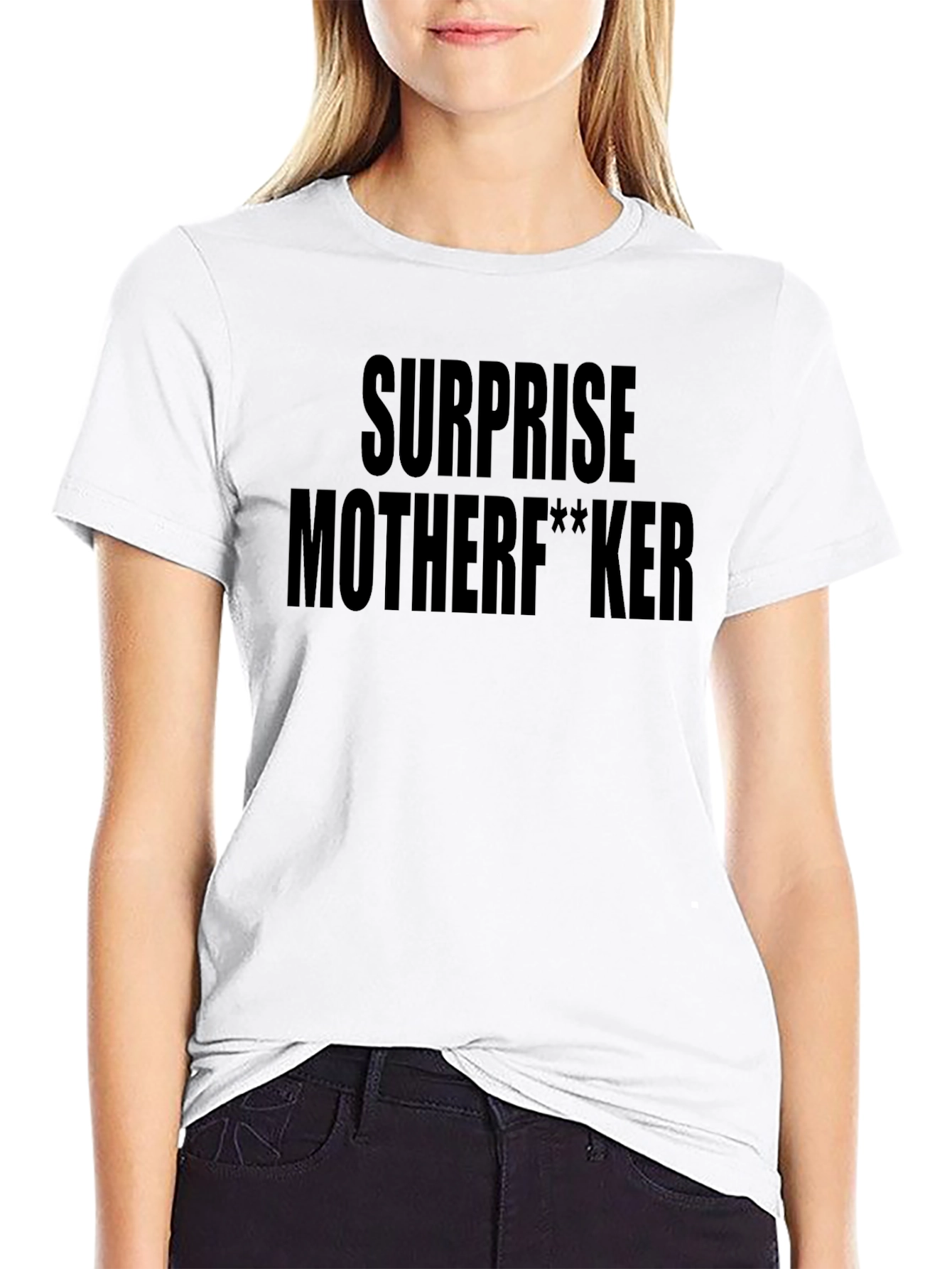 Surprise Motherf**ker Black T-Shirt
