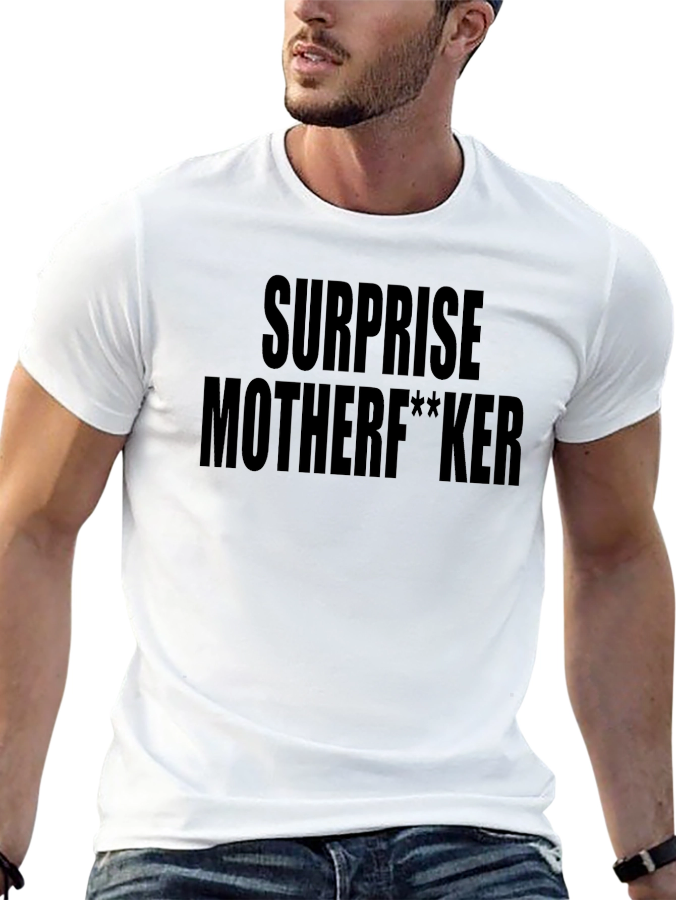 Surprise Motherf**ker Black T-Shirt