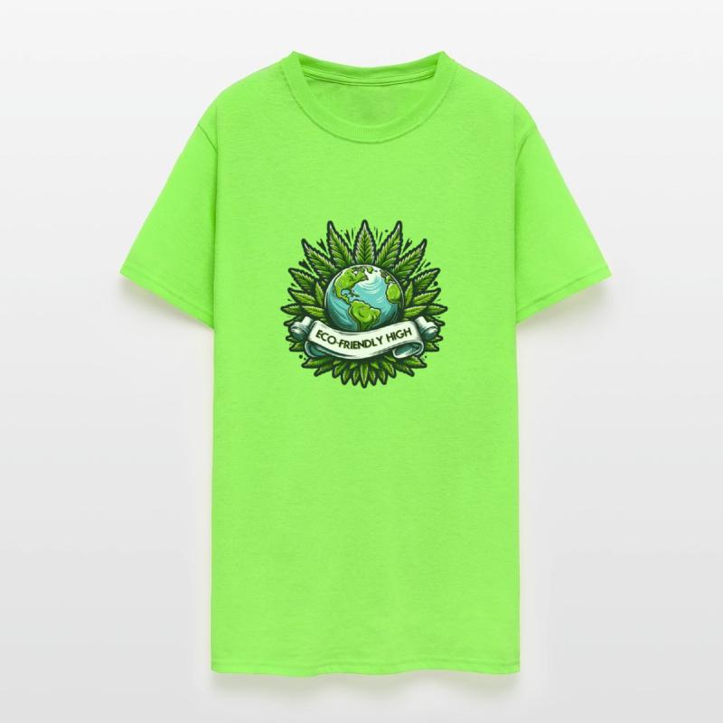 "Eco-Friendly High": Earth & Cannabis Unity Tee