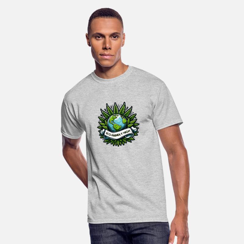 "Eco-Friendly High": Earth & Cannabis Unity Tee