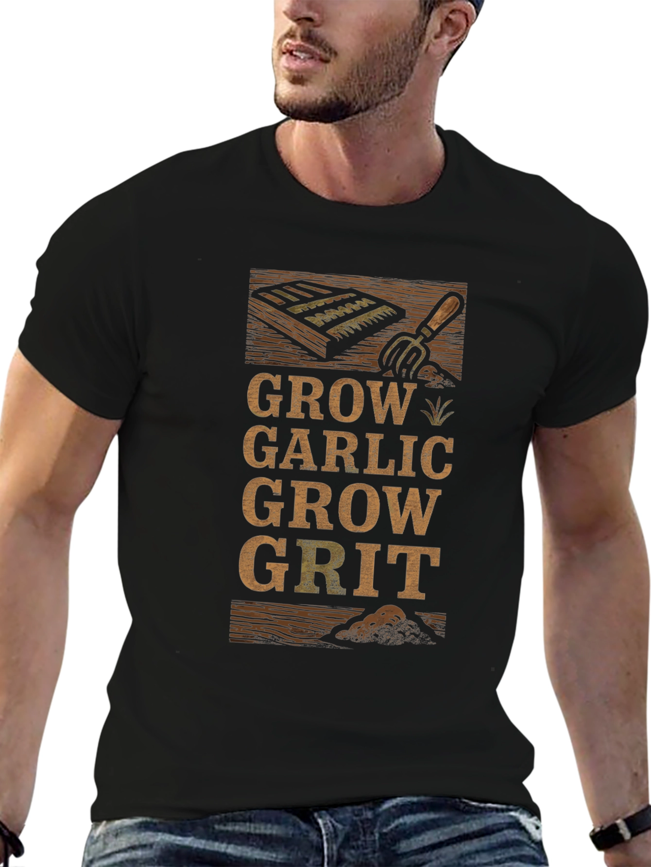 Grow Garlic Grow Grit T-Shirt