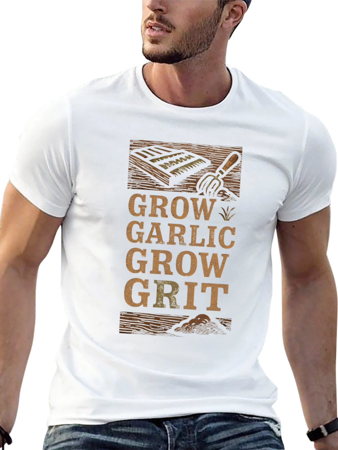 Grow Garlic Grow Grit T-Shirt