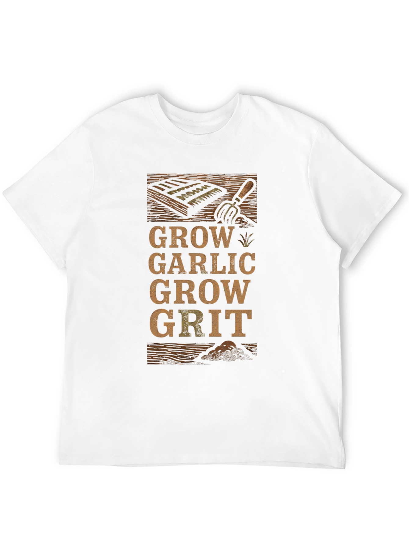 Grow Garlic Grow Grit T-Shirt