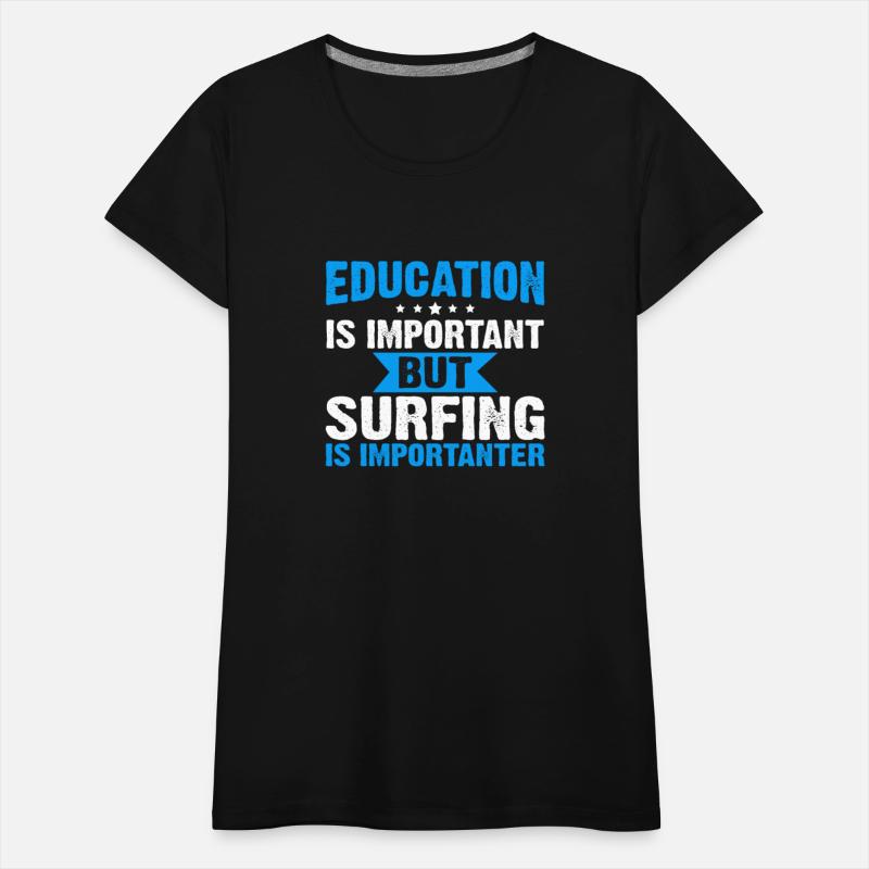Education Is Important But Surfing Is Importanter