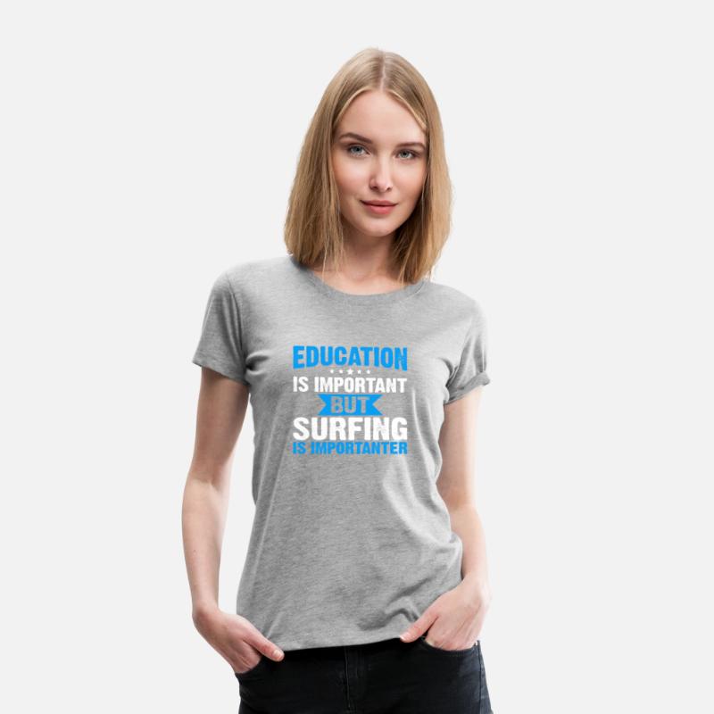 Education Is Important But Surfing Is Importanter