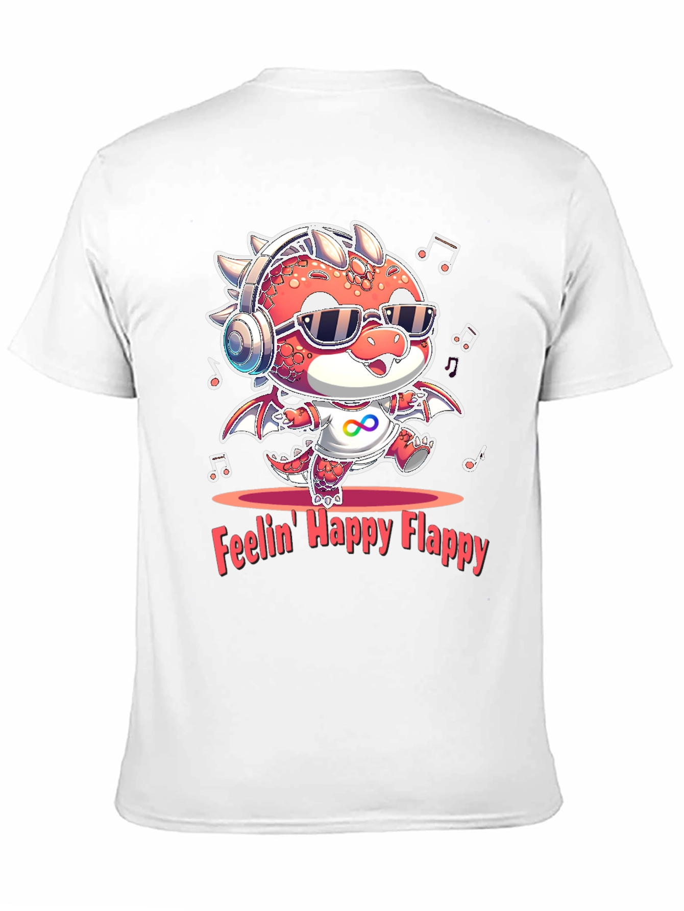 Feelin Happy Flappy Autism Awareness Dragon T-Shirt