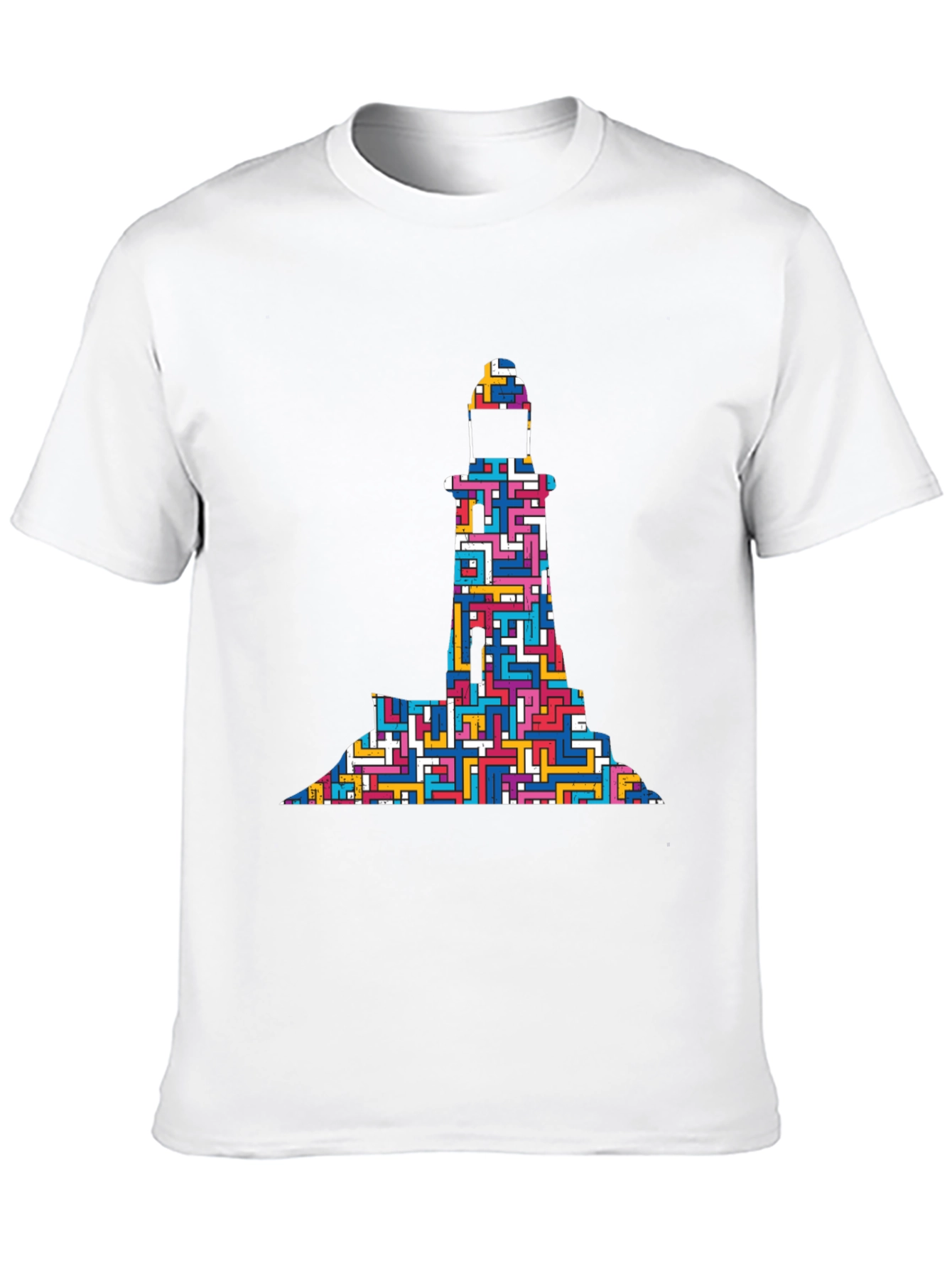 Maze Lighthouse Graphic Tee