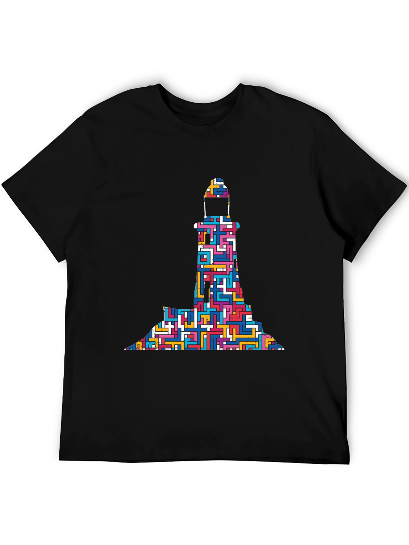 Maze Lighthouse Graphic Tee