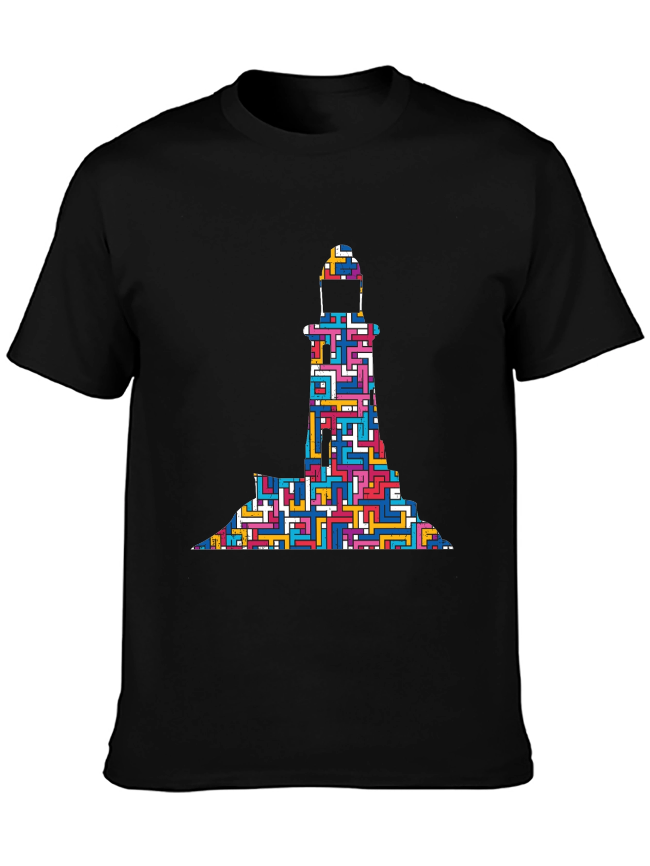 Maze Lighthouse Graphic Tee