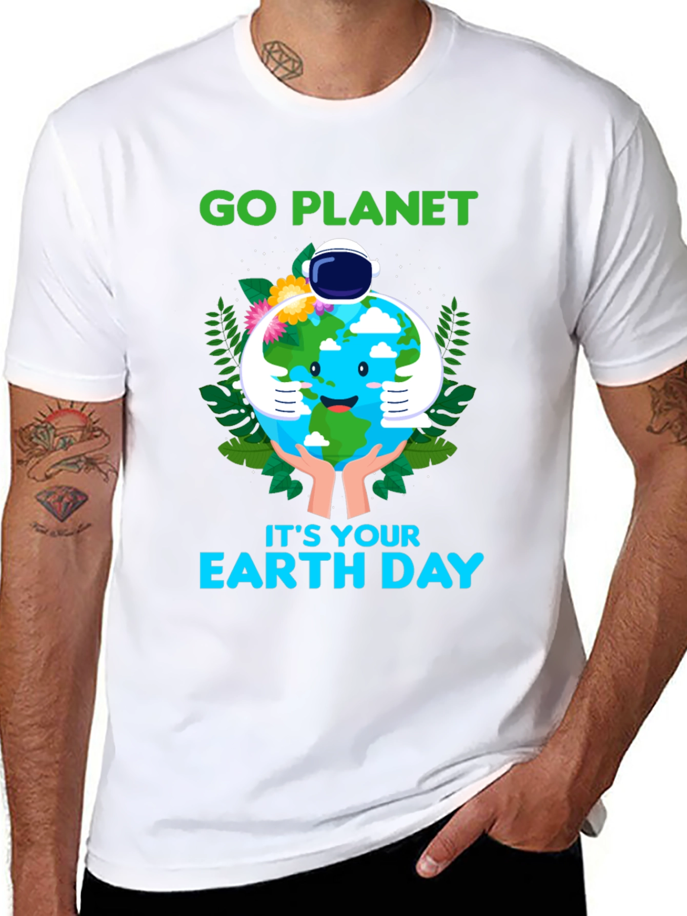 Go Planet Earth Day Graphic Tee