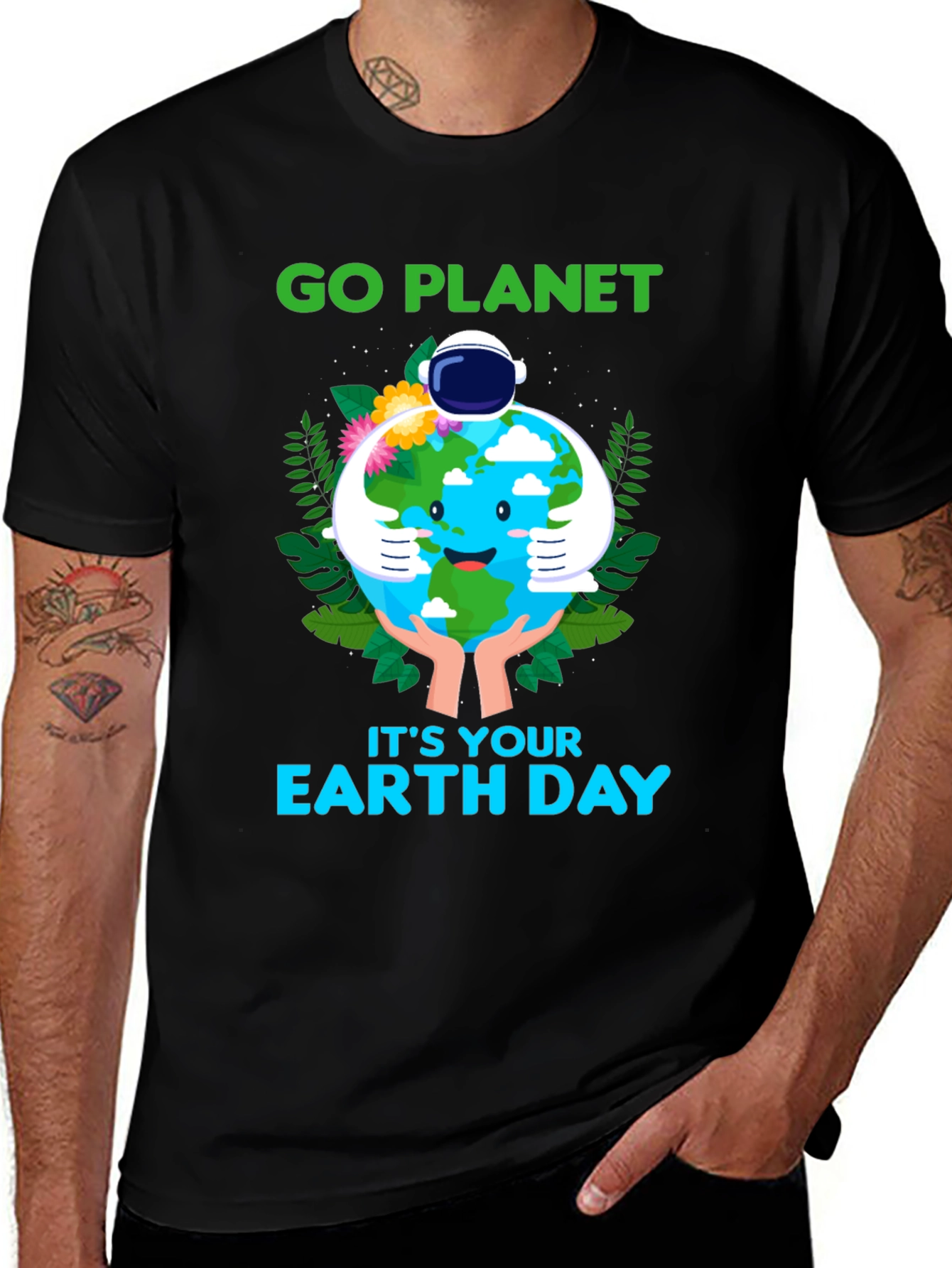 Go Planet Earth Day Graphic Tee